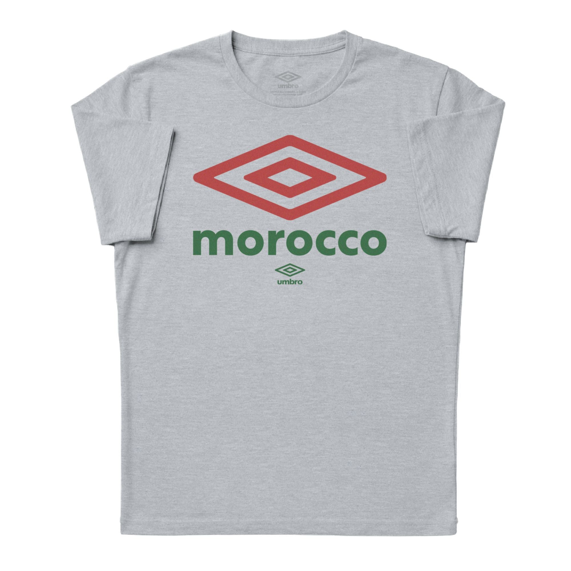 Umbro Adult Unisex Morocco Diamond Logo T-Shirt Sport Grey