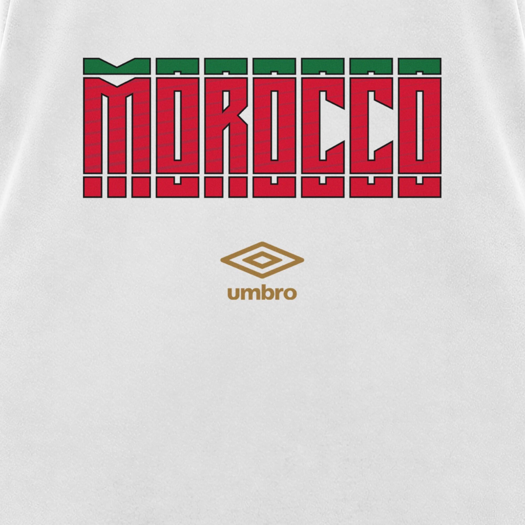 Umbro Morocco Stacked Soccer Tank Bright White