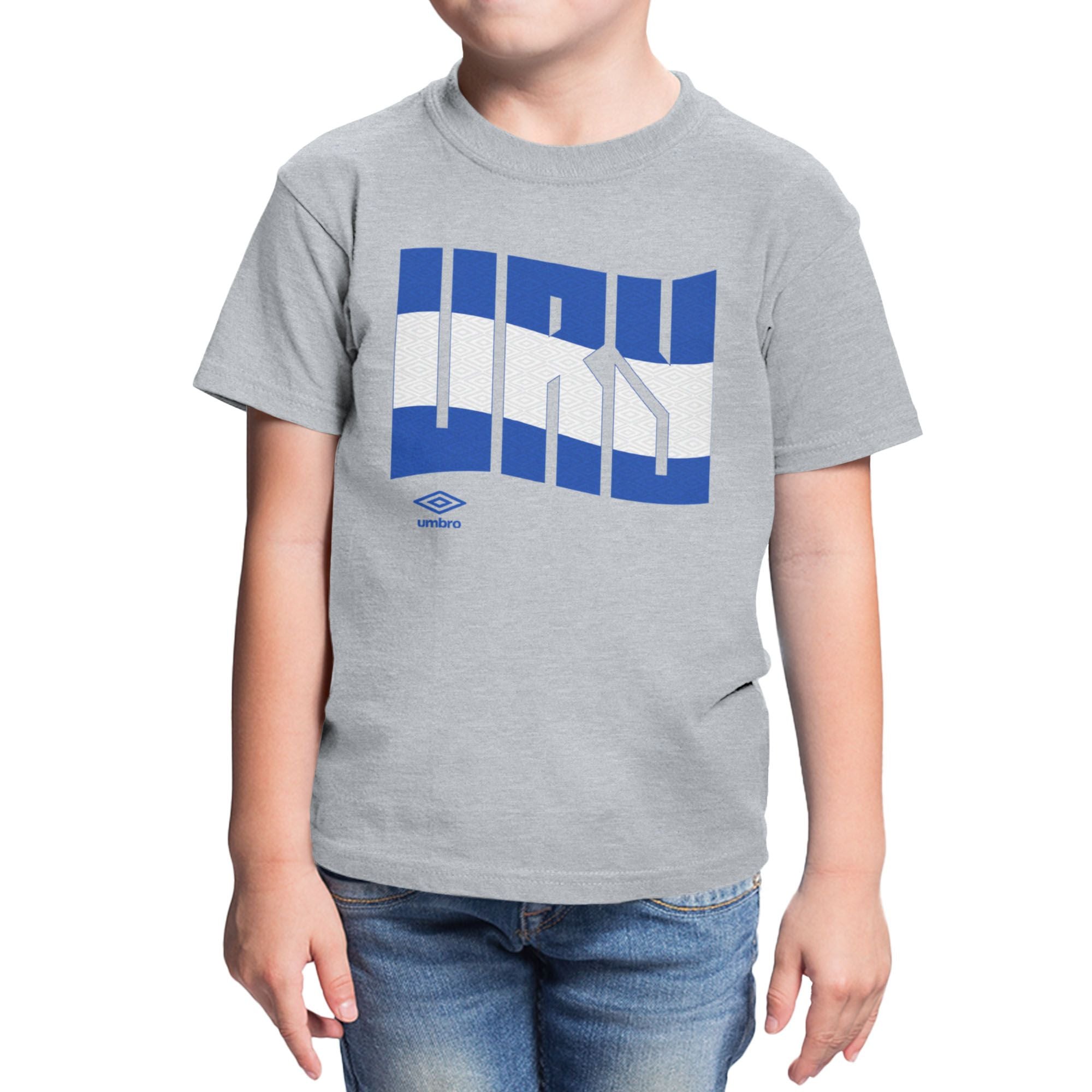 Umbro Kids Uruguay Wavy Logo T-Shirt