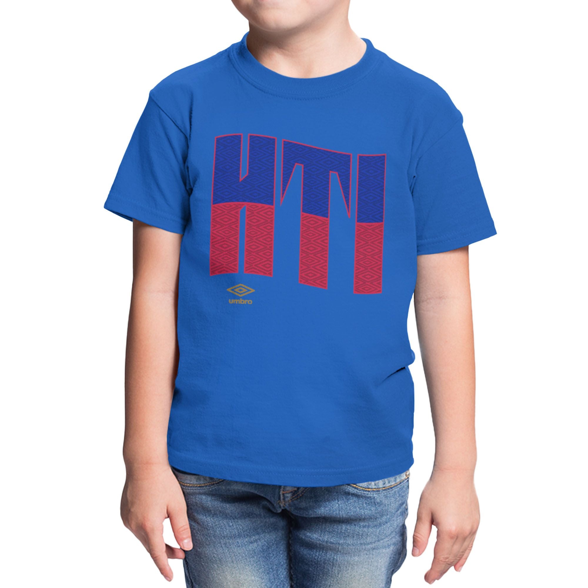 Umbro Kids Haiti Wavy Logo T-Shirt