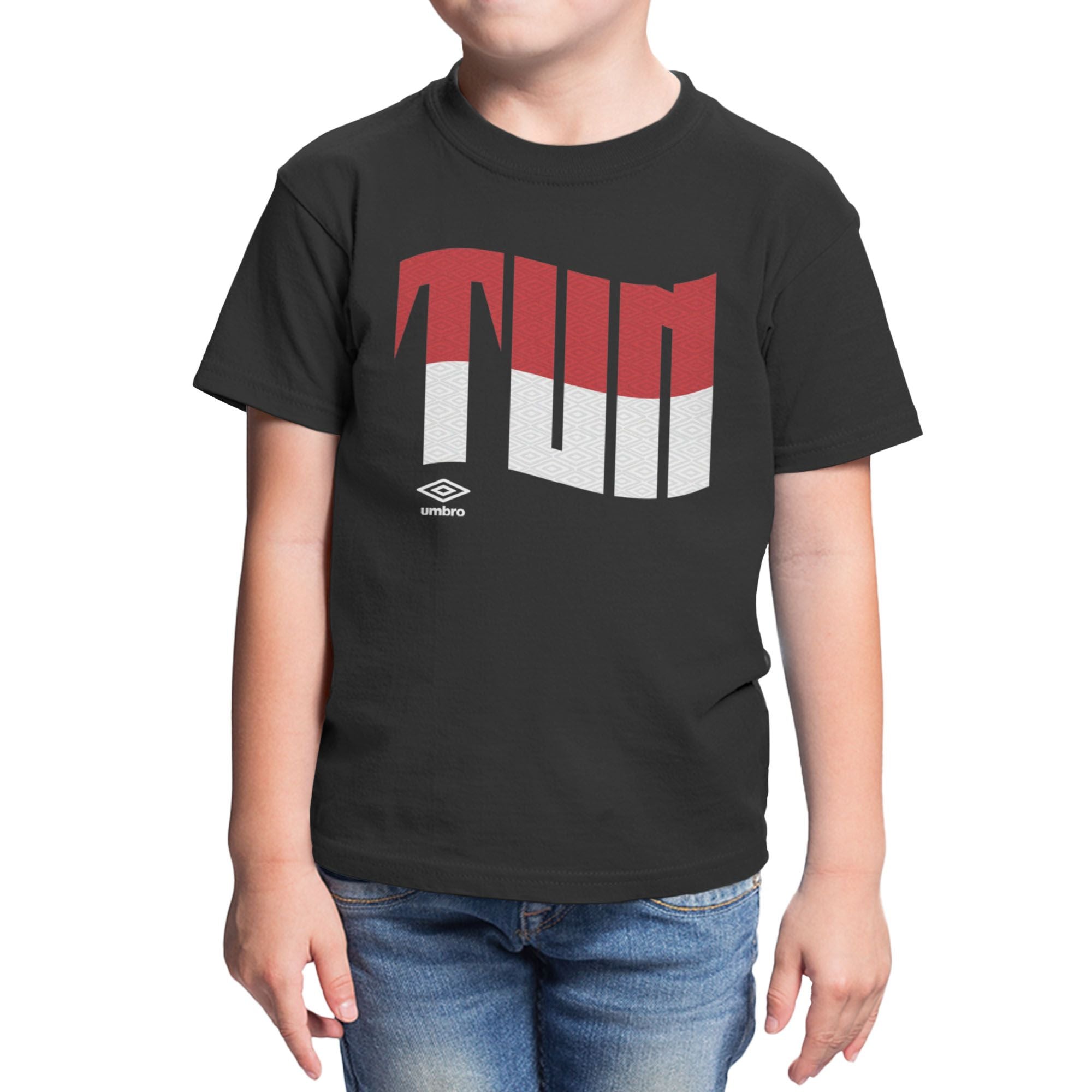 Umbro Kids Tunisia Wavy Logo T-Shirt