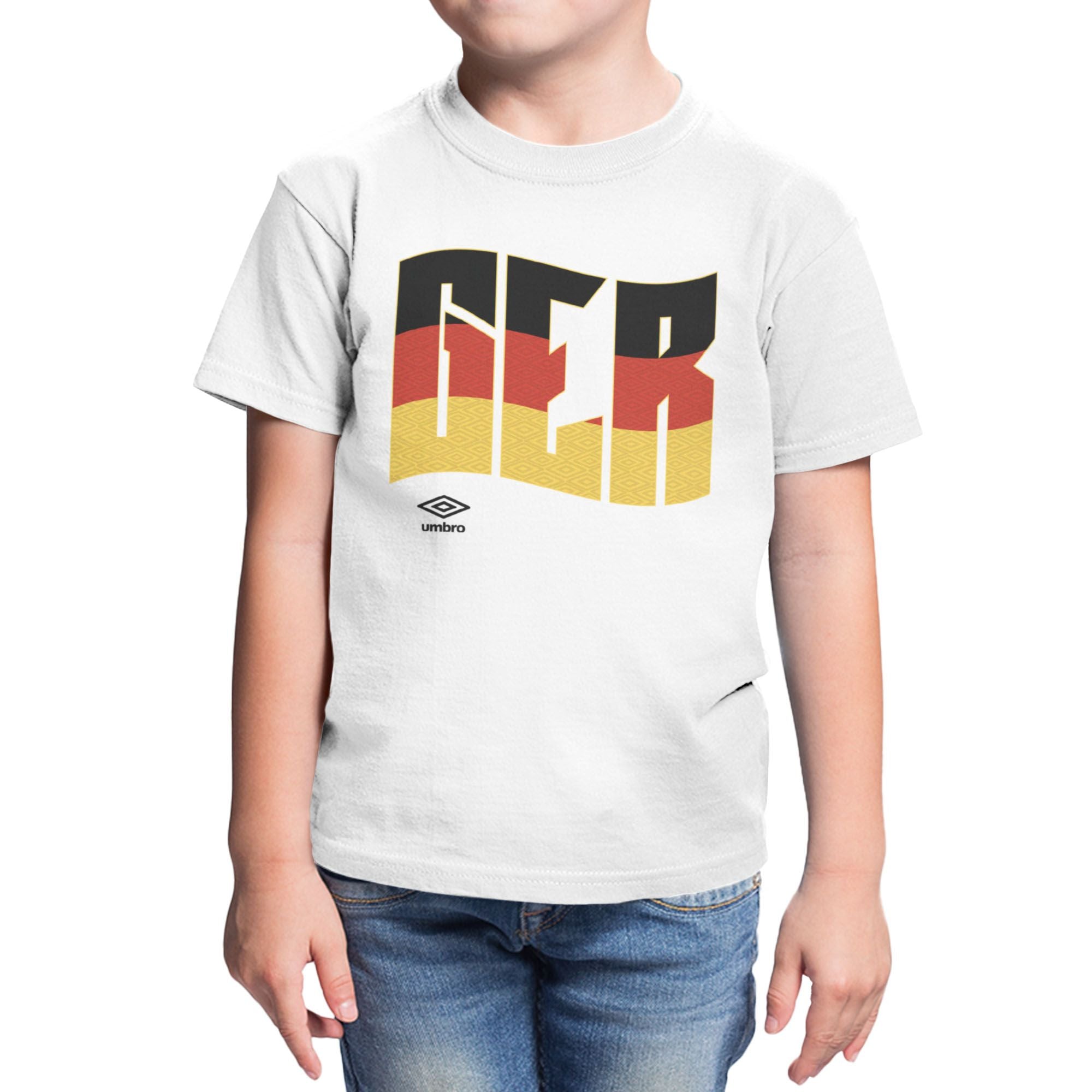 Umbro Kids Germany Wavy Logo T-Shirt