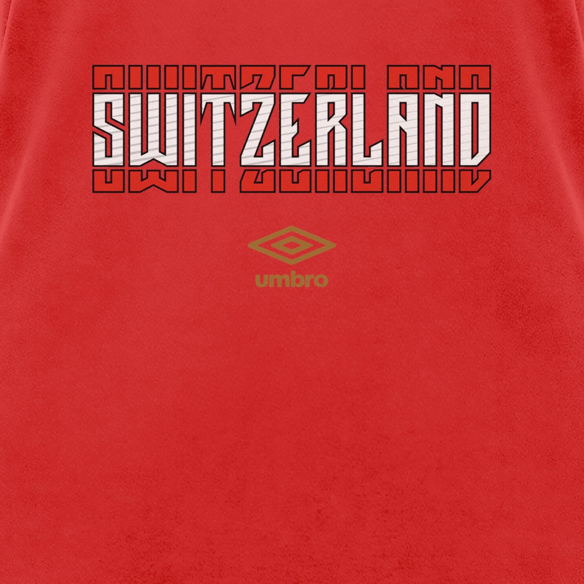 Umbro Switzerland Stacked Soccer Tank Red