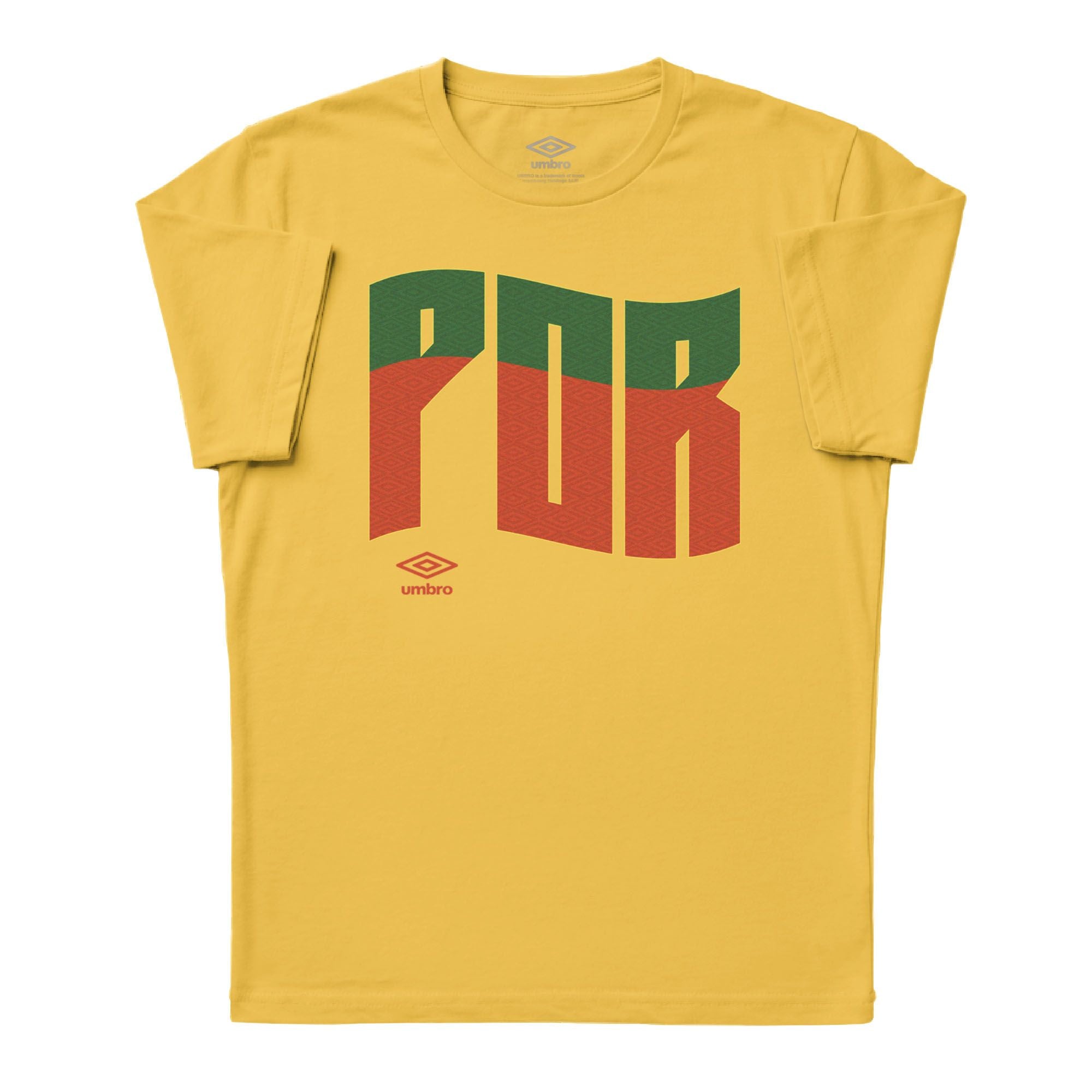 Umbro Portugal Wavy Logo T-Shirt Daisy