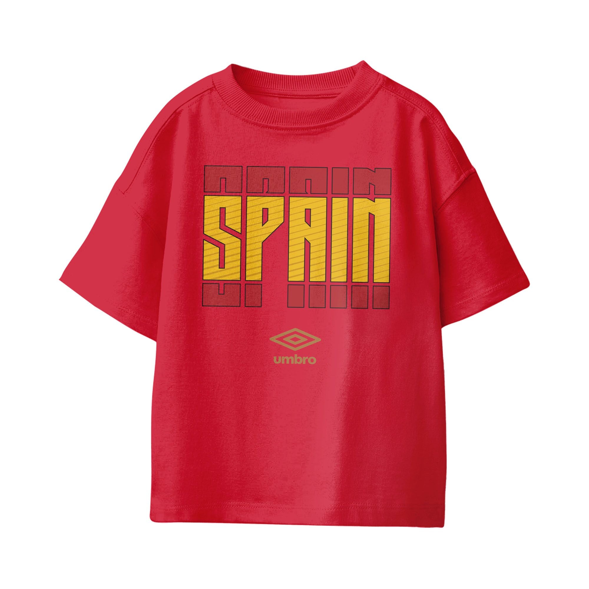 Umbro Spain Stacked Soccer T-Shirt Red