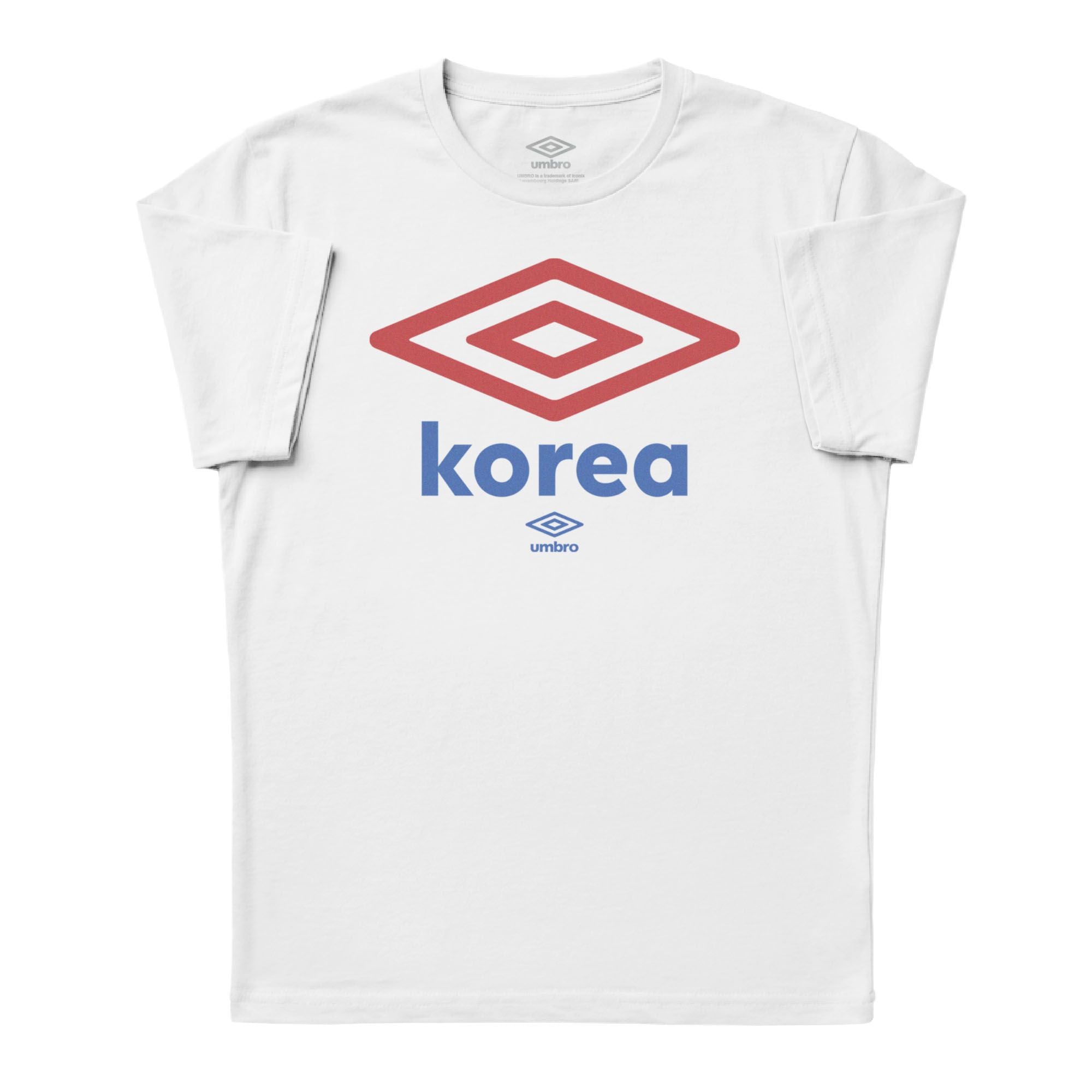 Umbro Adult Unisex Korea Republic Diamond Logo T-Shirt White