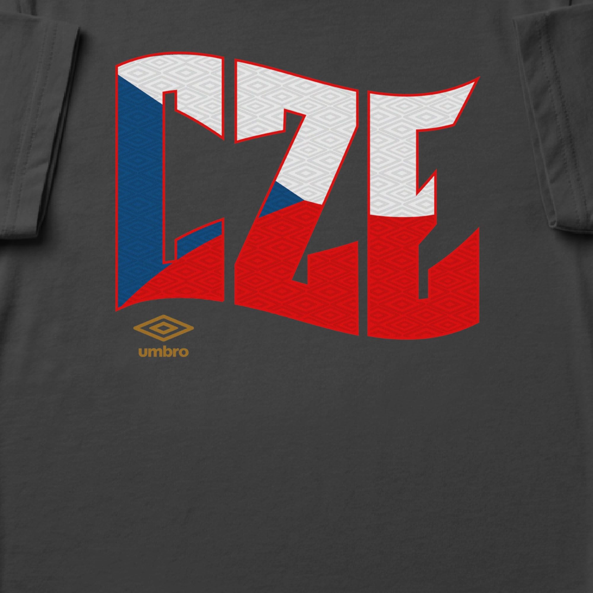 Umbro Adult Czech Republic Wavy Logo T-Shirt