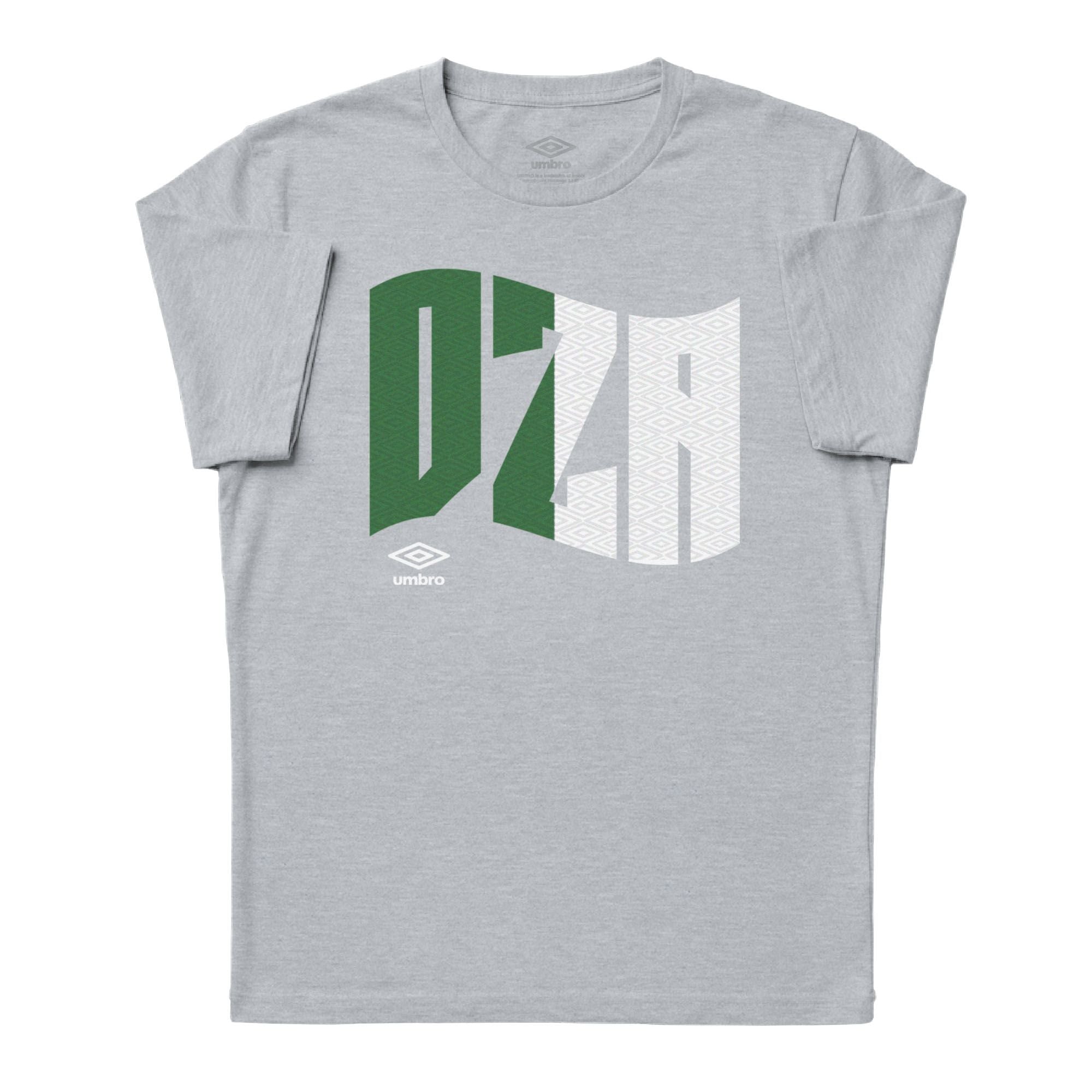 Umbro Adult Unisex Algeria Wavy Logo T-Shirt Sport Grey