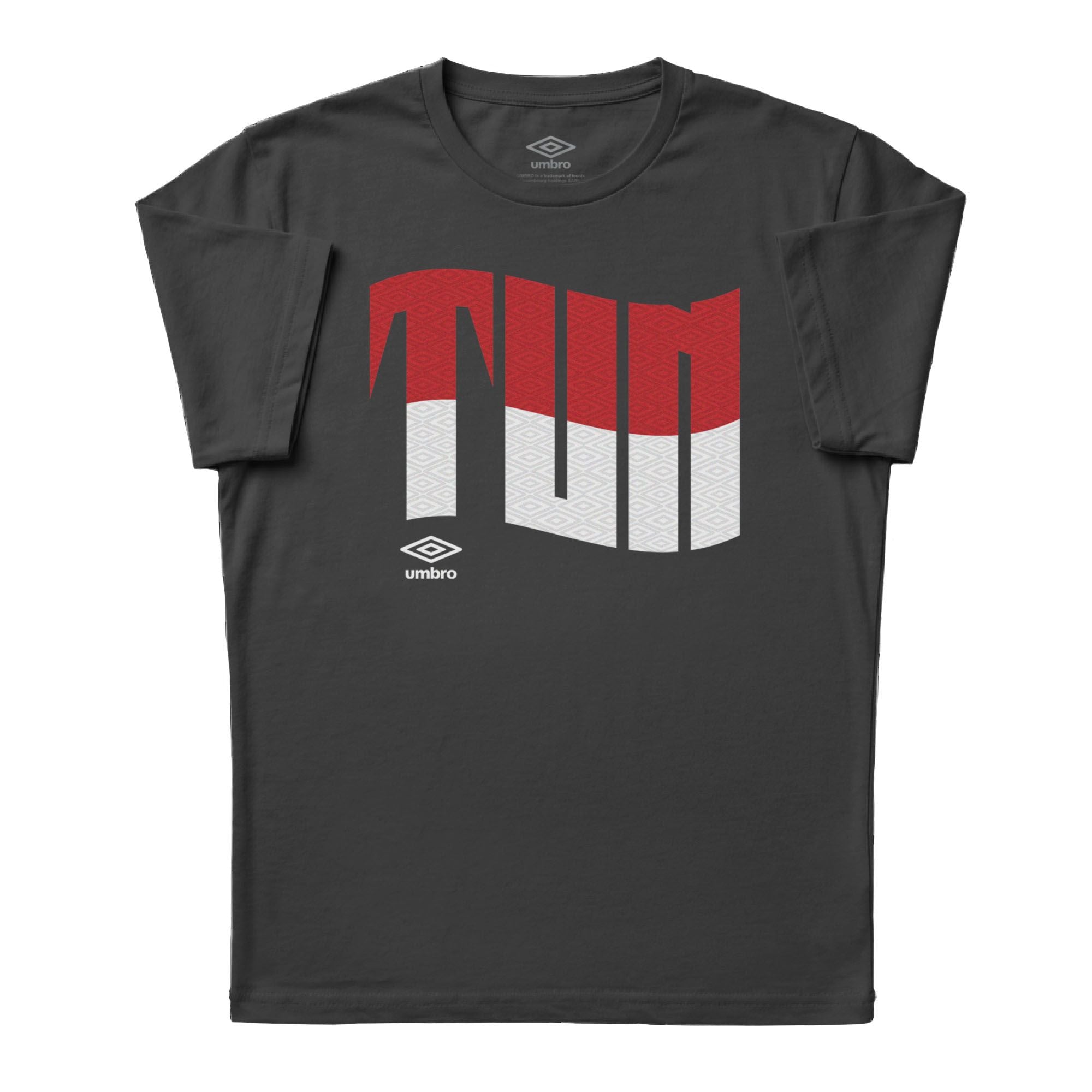 Umbro Tunisia Wavy Logo T-Shirt Black