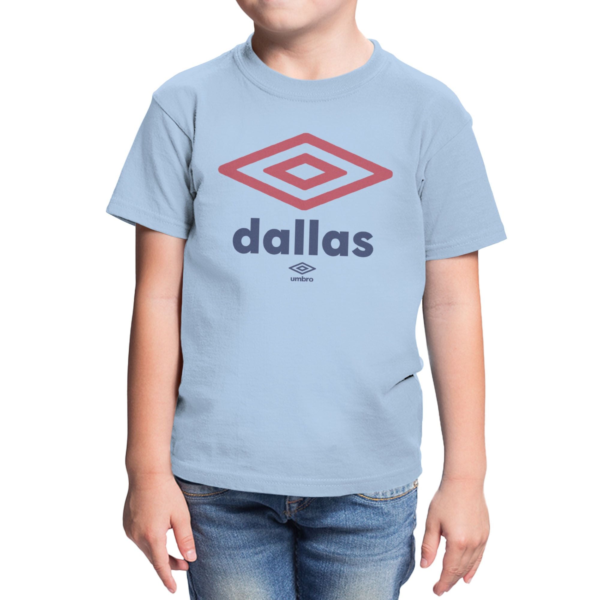 Umbro Kids Dallas City Diamond Logo T-Shirt