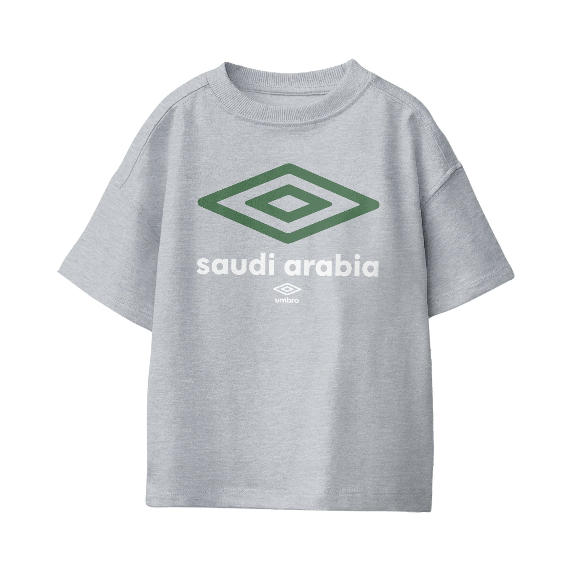 Umbro Kids Saudi Arabia Diamond Logo T-Shirt Sport Grey