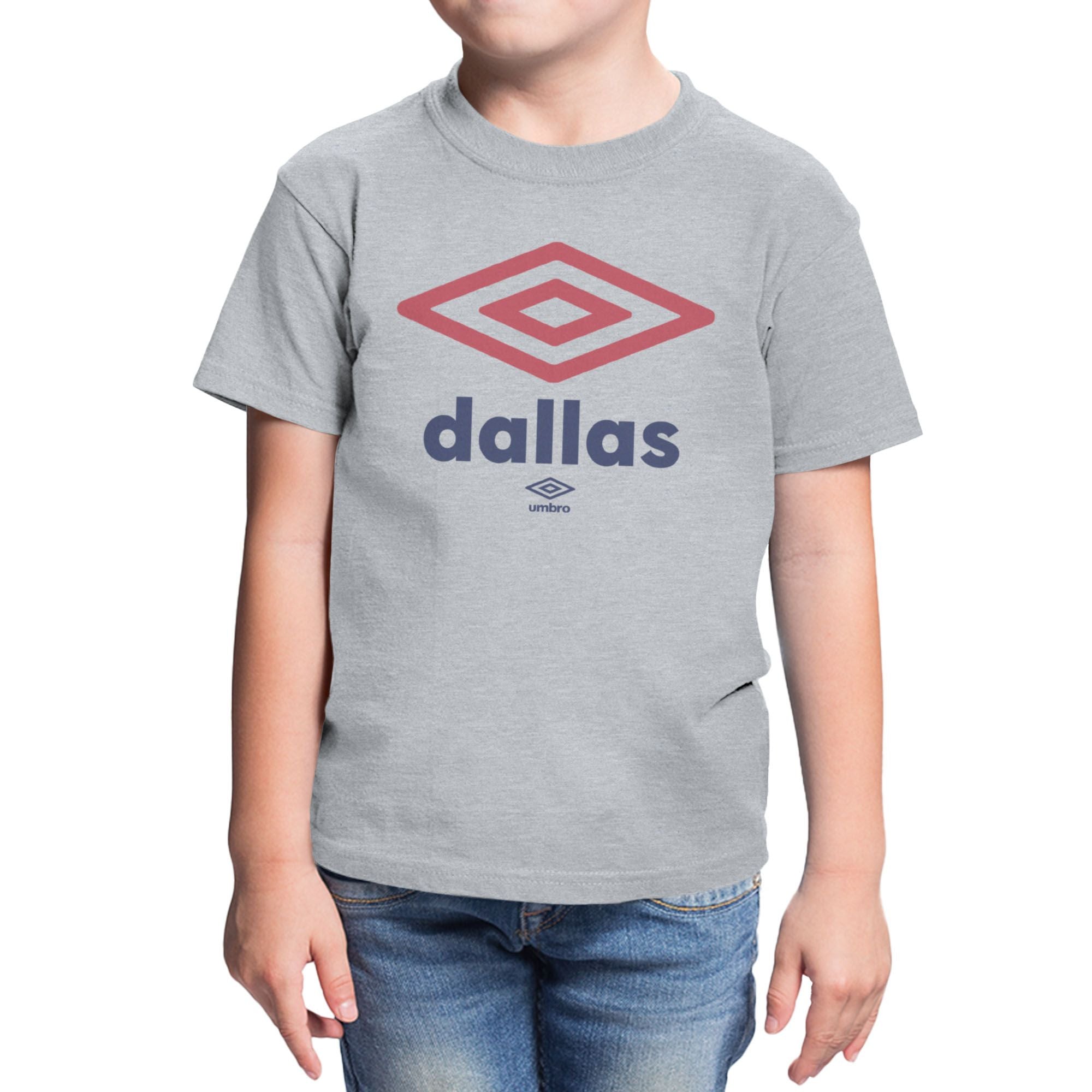 Umbro Kids Dallas City Diamond Logo T-Shirt