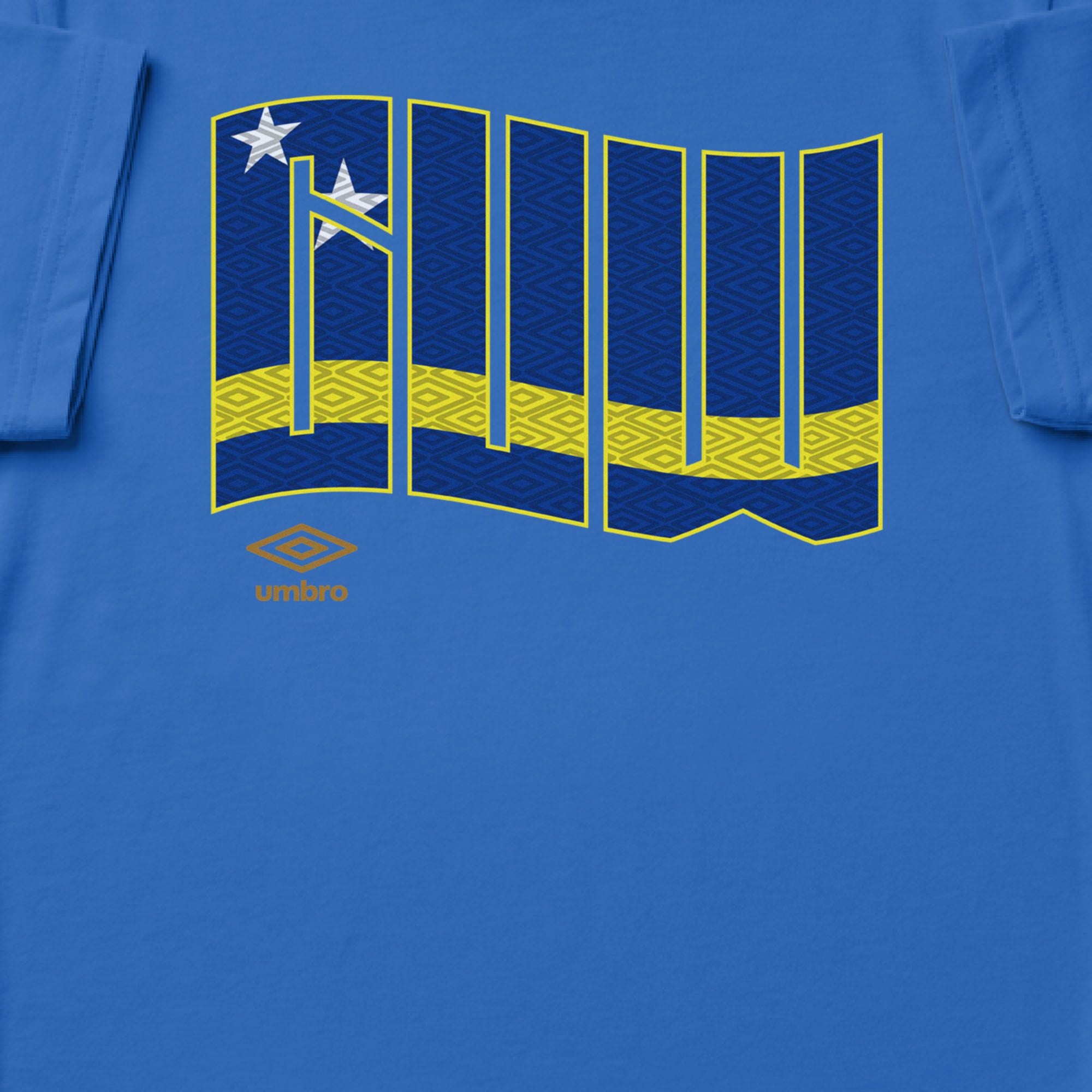 Umbro Adult Curacao Wavy Logo T-Shirt