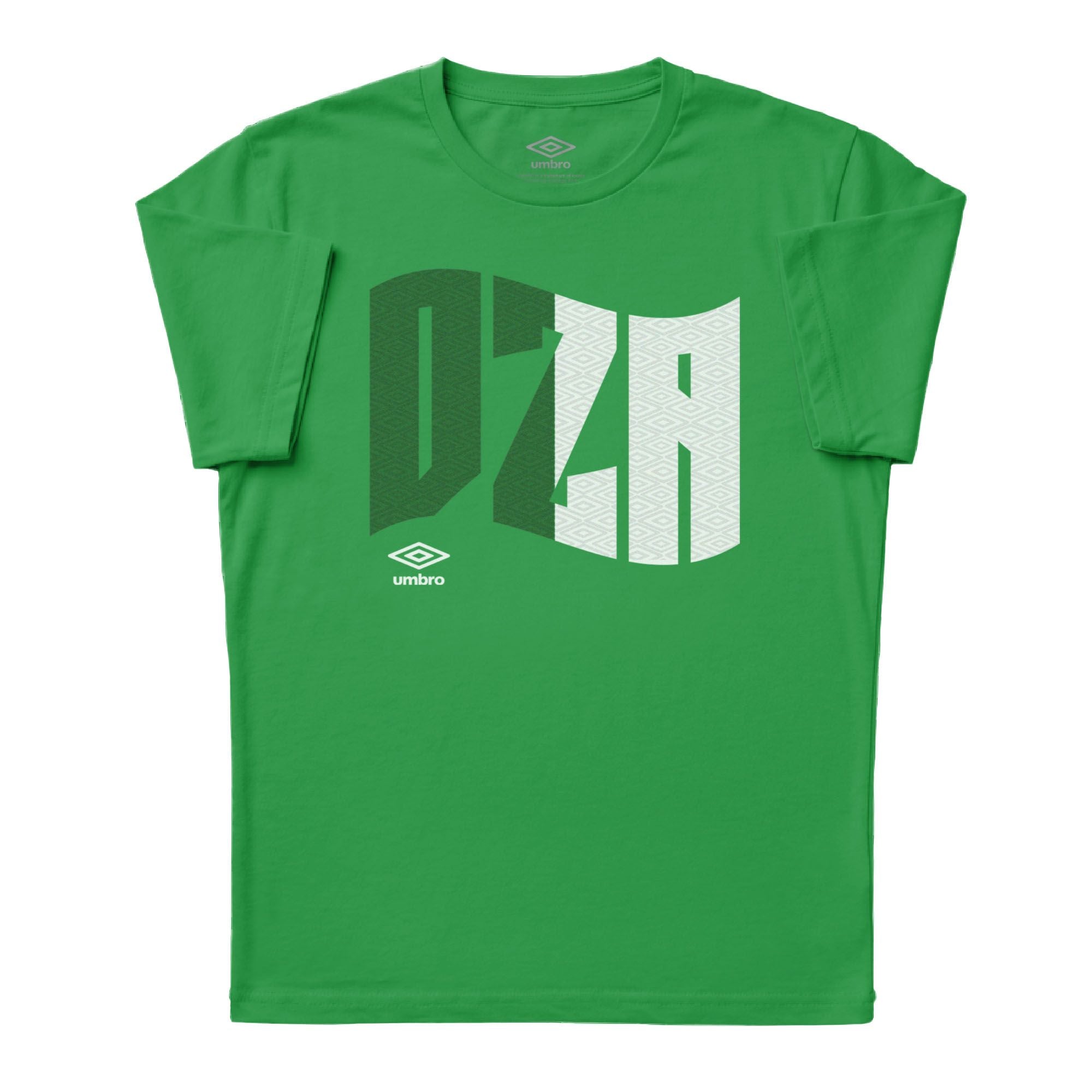 Umbro Algeria Wavy Logo T-Shirt Turf Green