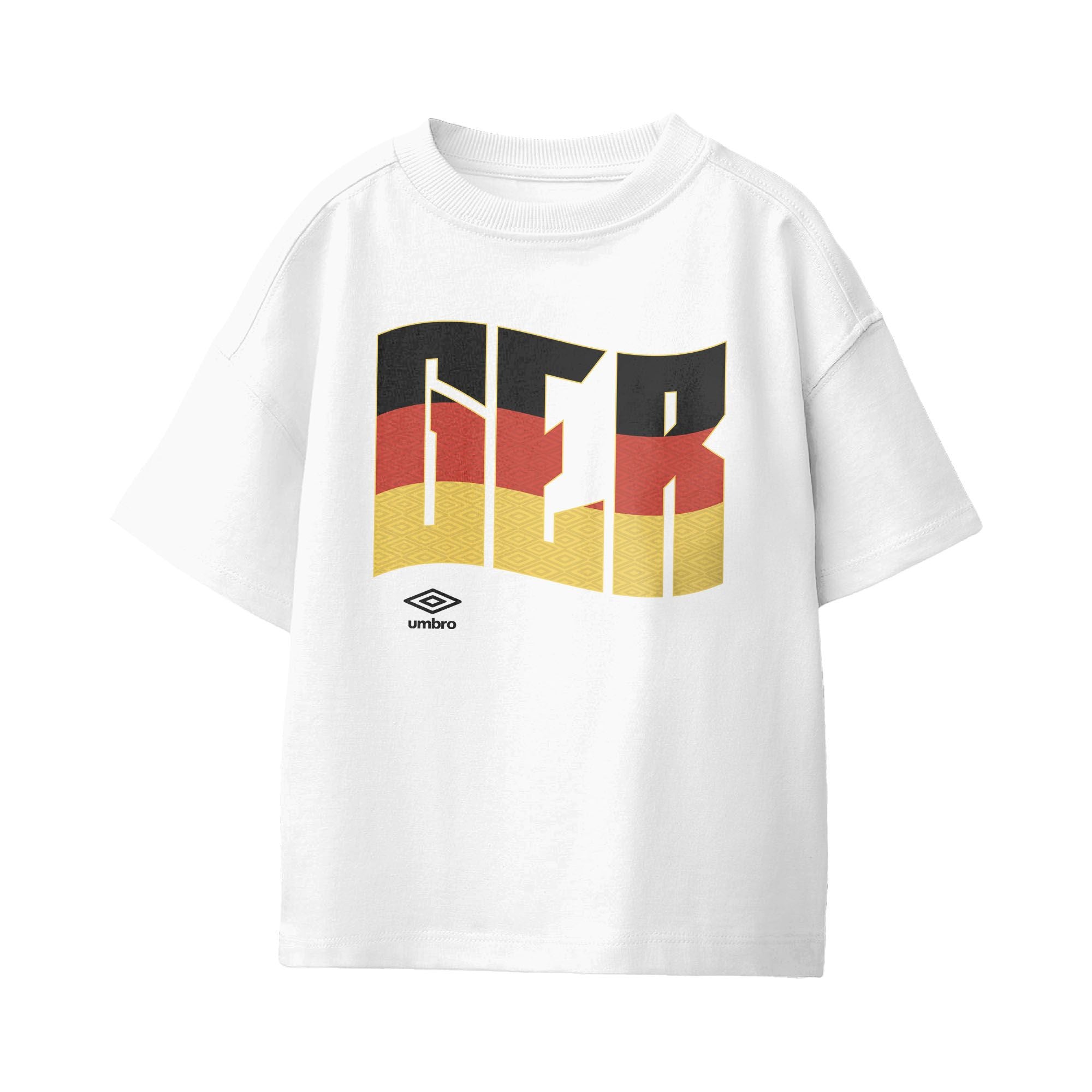 Umbro Kids Germany Wavy Logo T-Shirt White