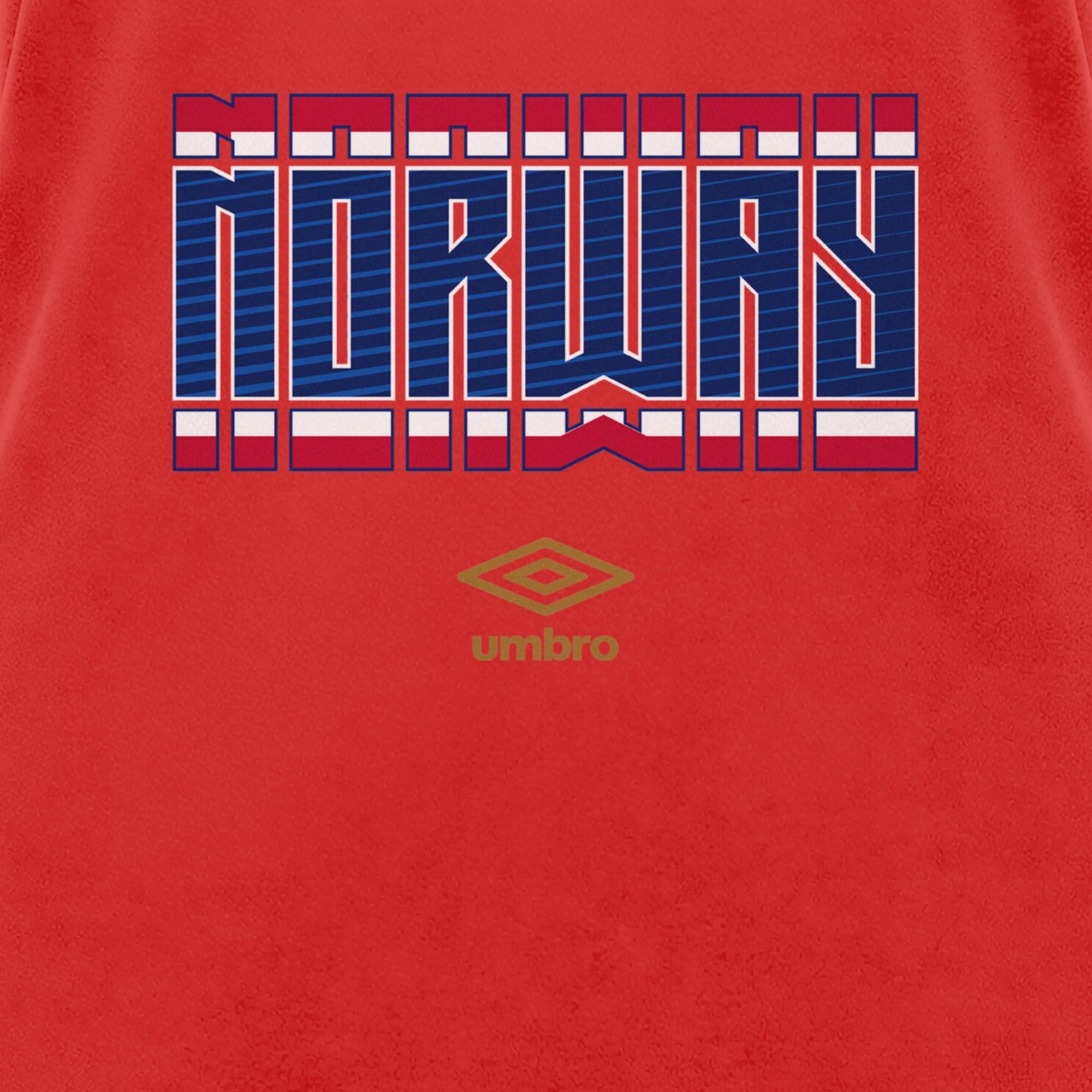 Umbro Norway Stacked Soccer Tank Red