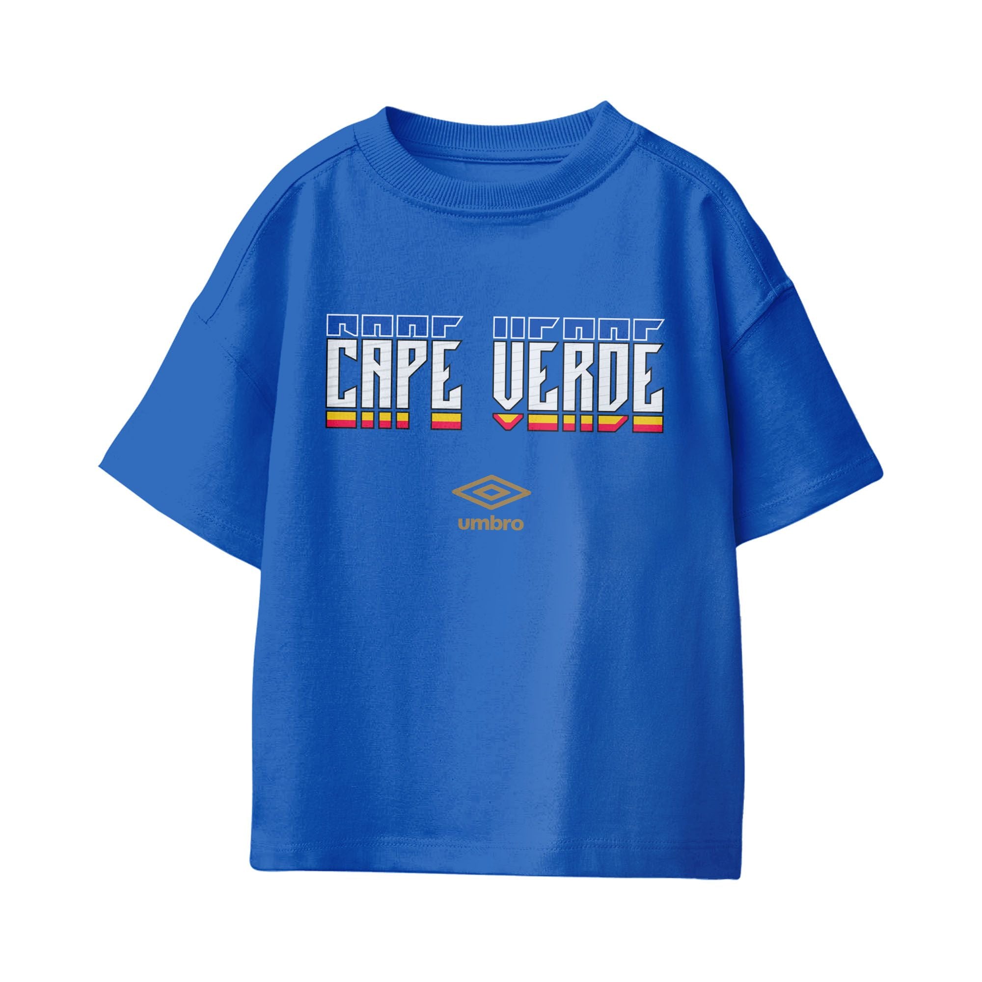 Umbro Cape Verde Stacked Soccer T-Shirt Royal