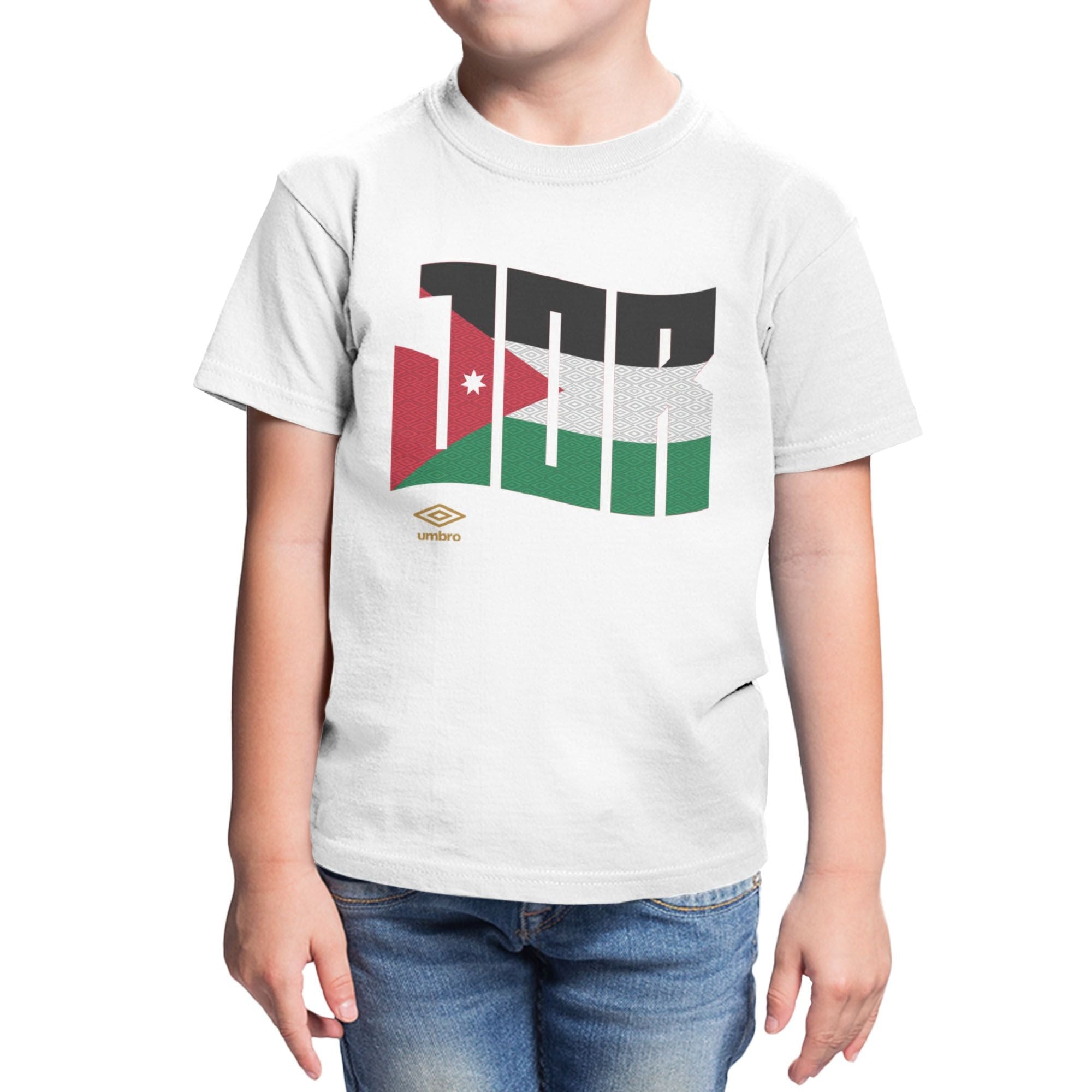 Umbro Kids Jordan Wavy Logo T-Shirt