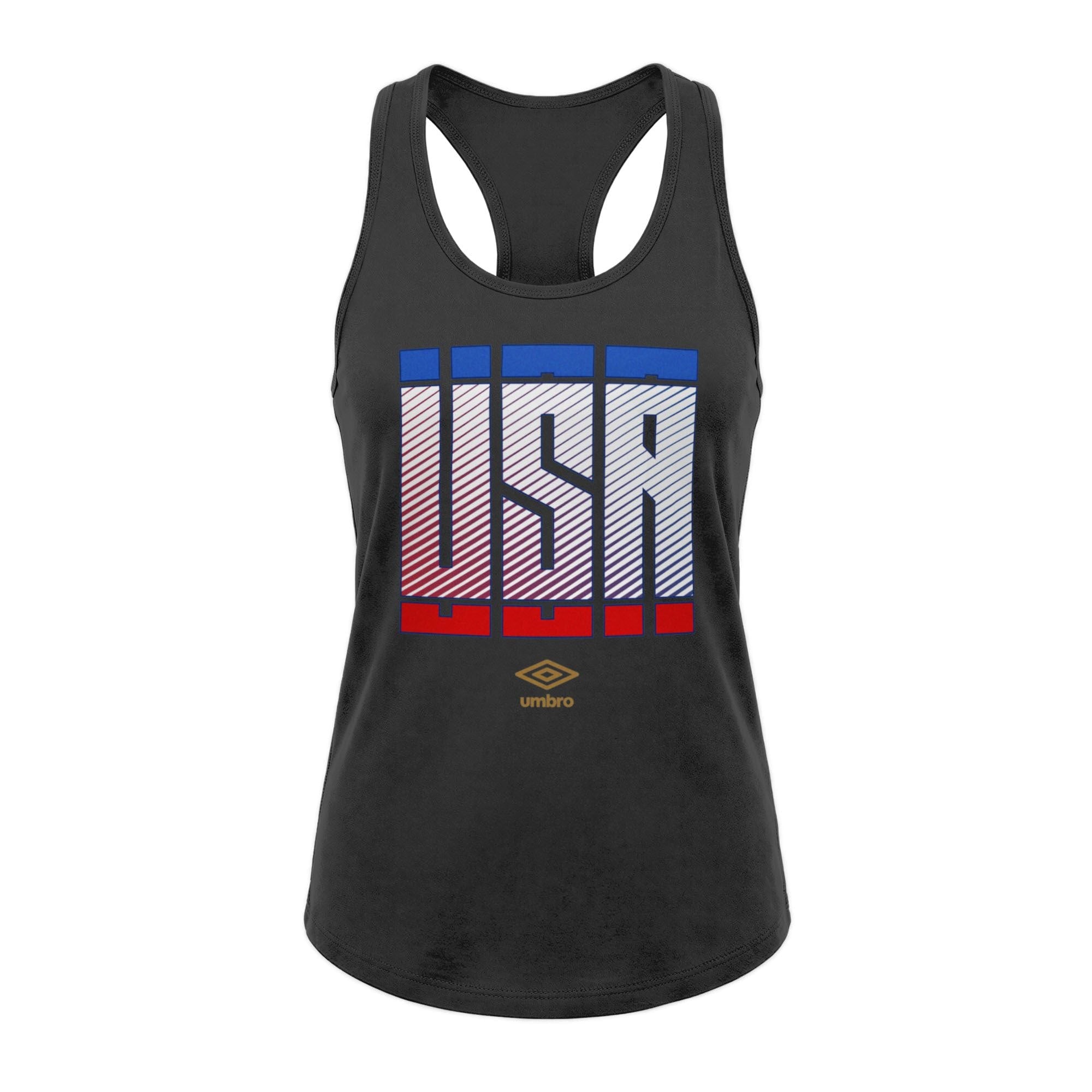 Umbro USA Stacked Soccer Tank Black