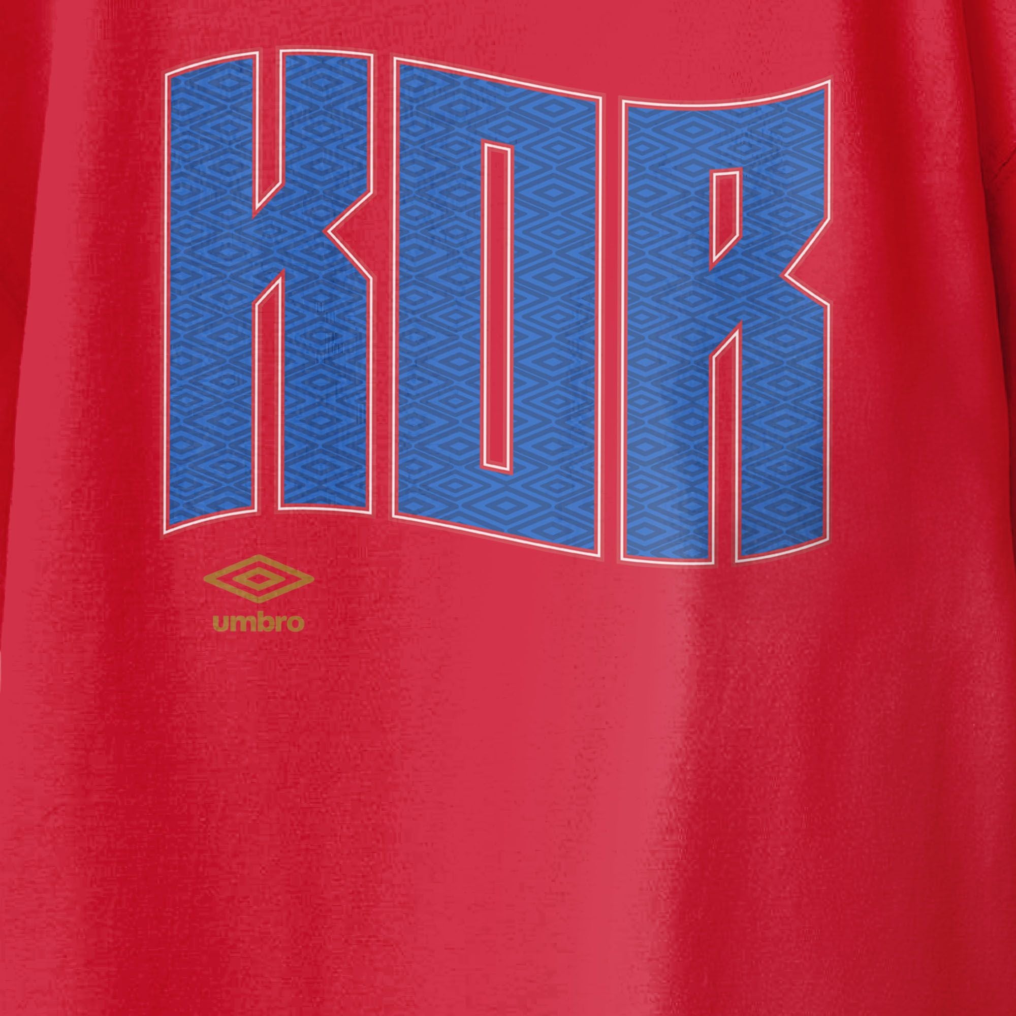 Umbro Kids Korea Republic Wavy Logo T-Shirt