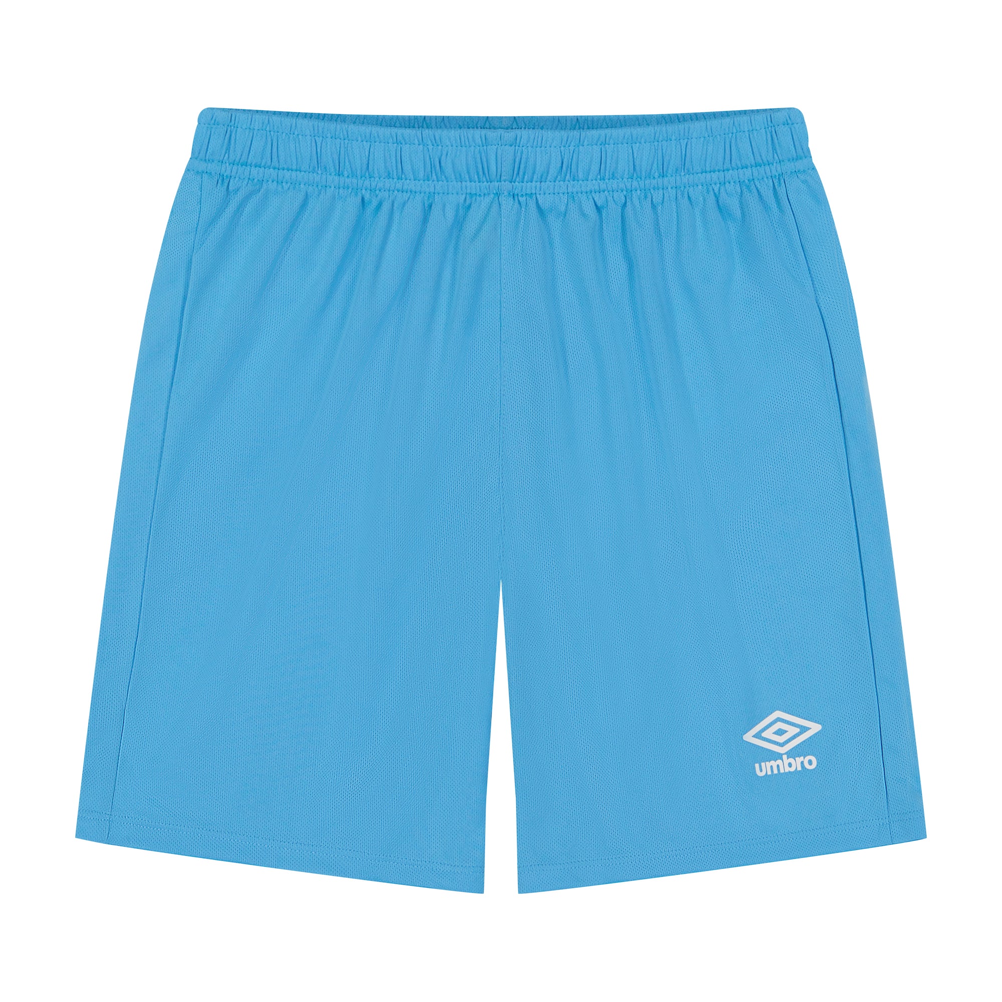 Boy's Sky Blue Club Soccer Shorts. Shop men's workout shorts with pockets by Umbro.