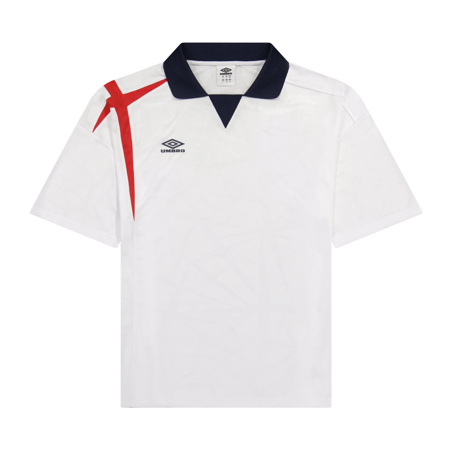 Red and white football sickest soccer jersey - Shop unisex soccer shirts by Umbro