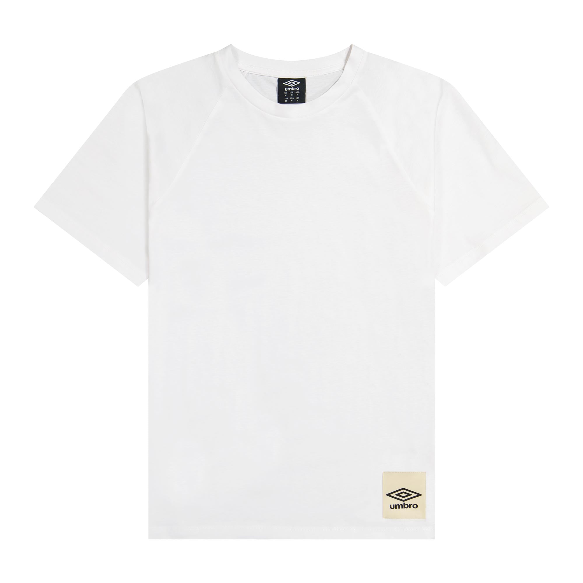 Men's relaxed briliiant white soccer tee in 100% cotton - Shop men's workout tees by Umbro