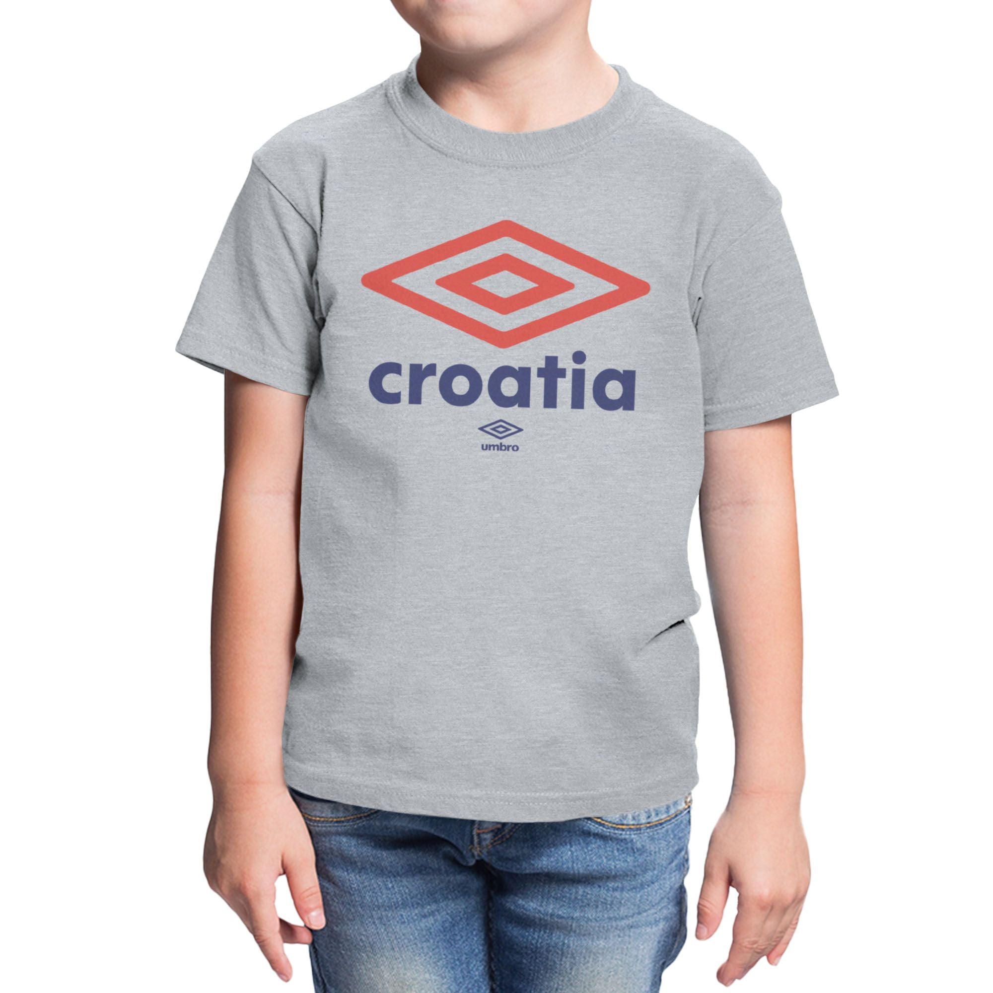 Umbro Kids Croatia Diamond Logo T-Shirt