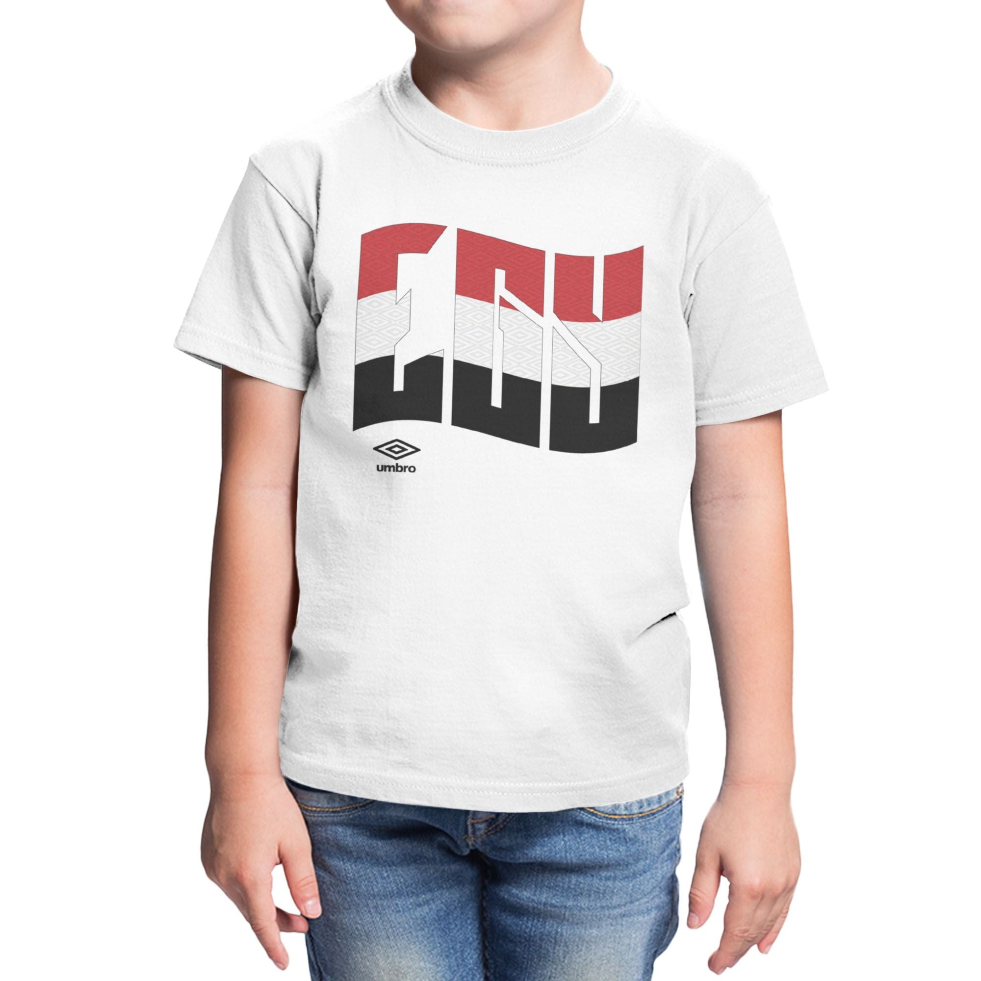 Umbro Kids Egypt Wavy Logo T-Shirt
