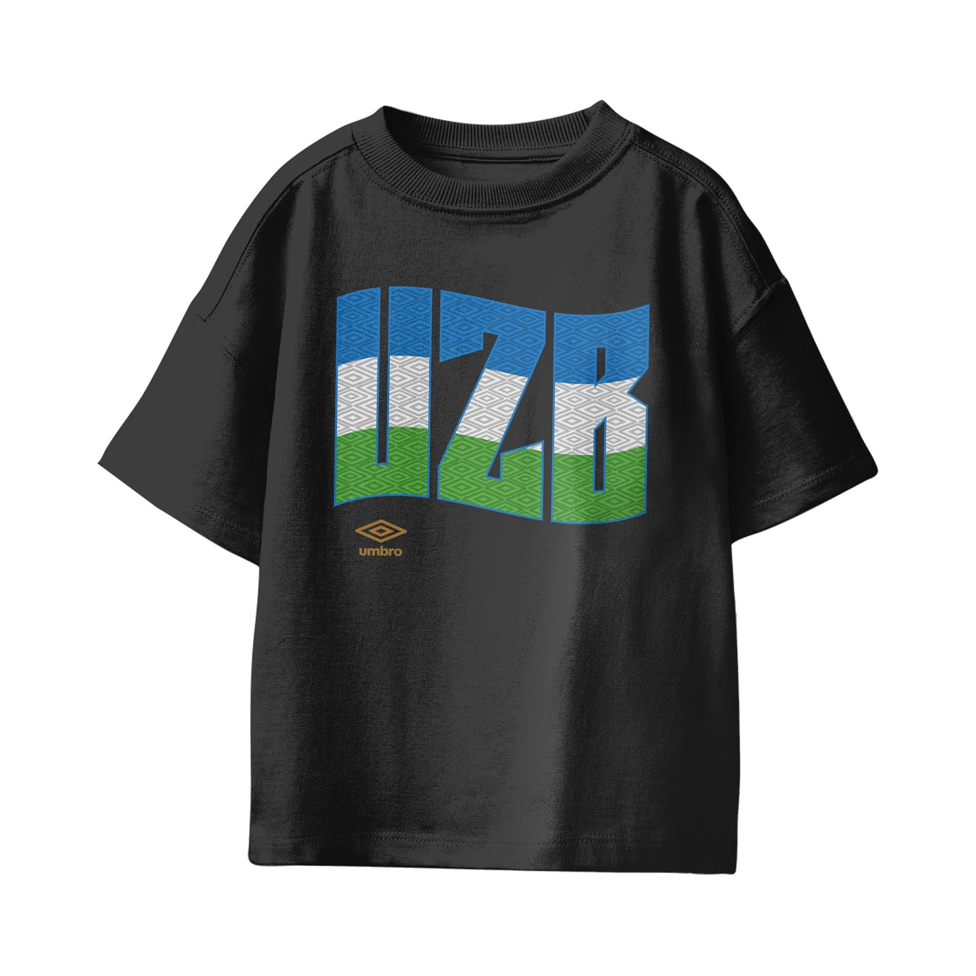 Umbro Kids Uzbekistan Wavy Logo T-Shirt