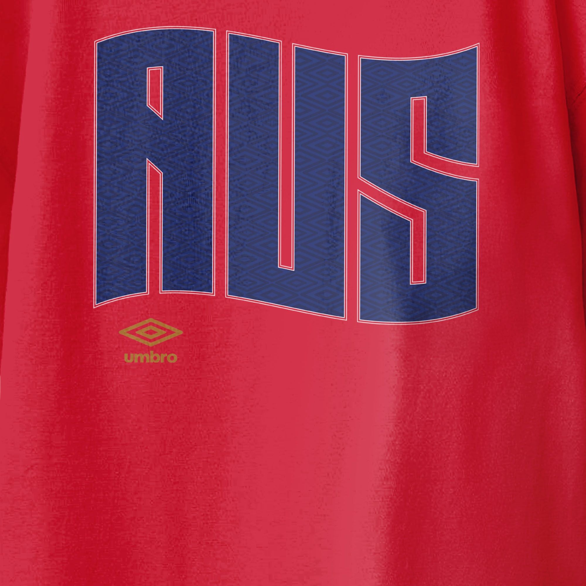 Umbro Kids Australia Wavy Logo T-Shirt
