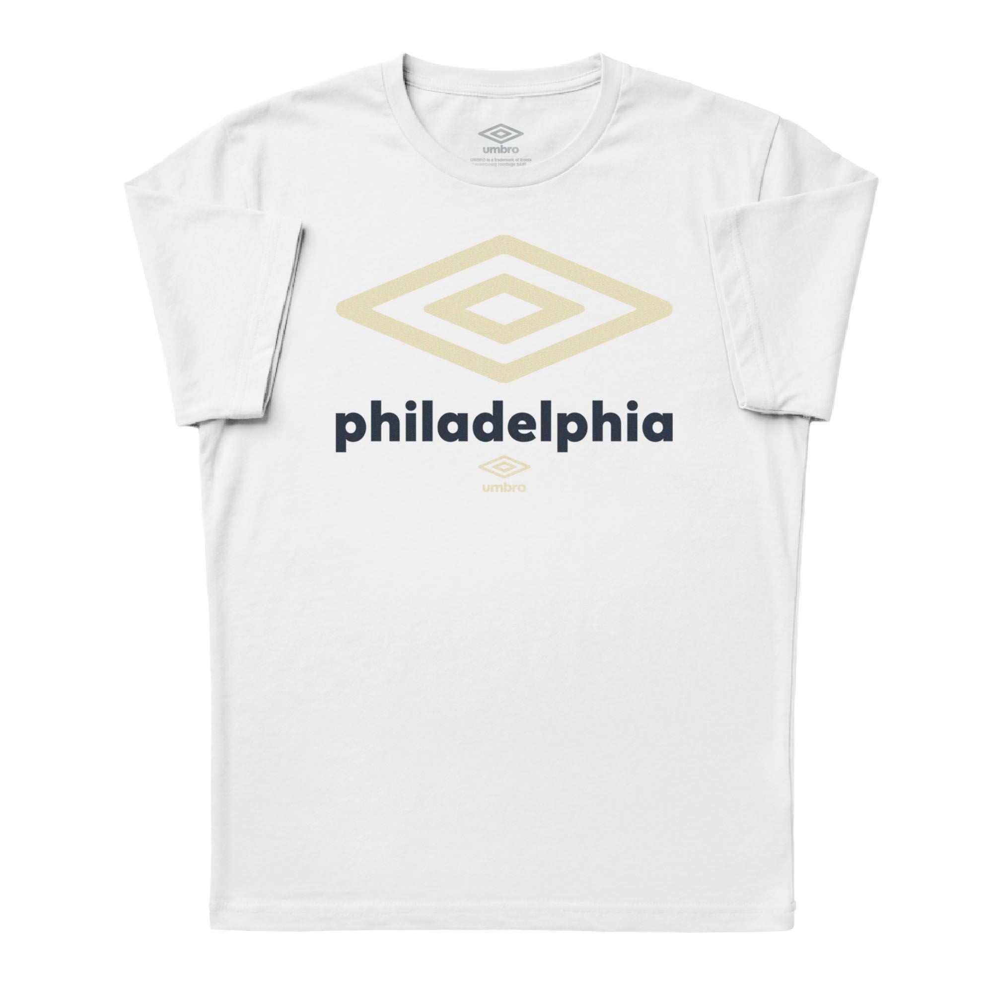 Umbro Philadelphia City Diamond Logo T-Shirt White