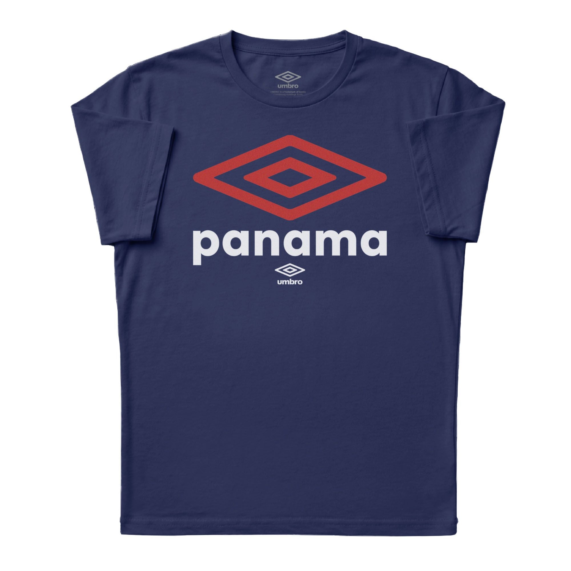 Umbro Adult Unisex Panama Diamond Logo T-Shirt Navy