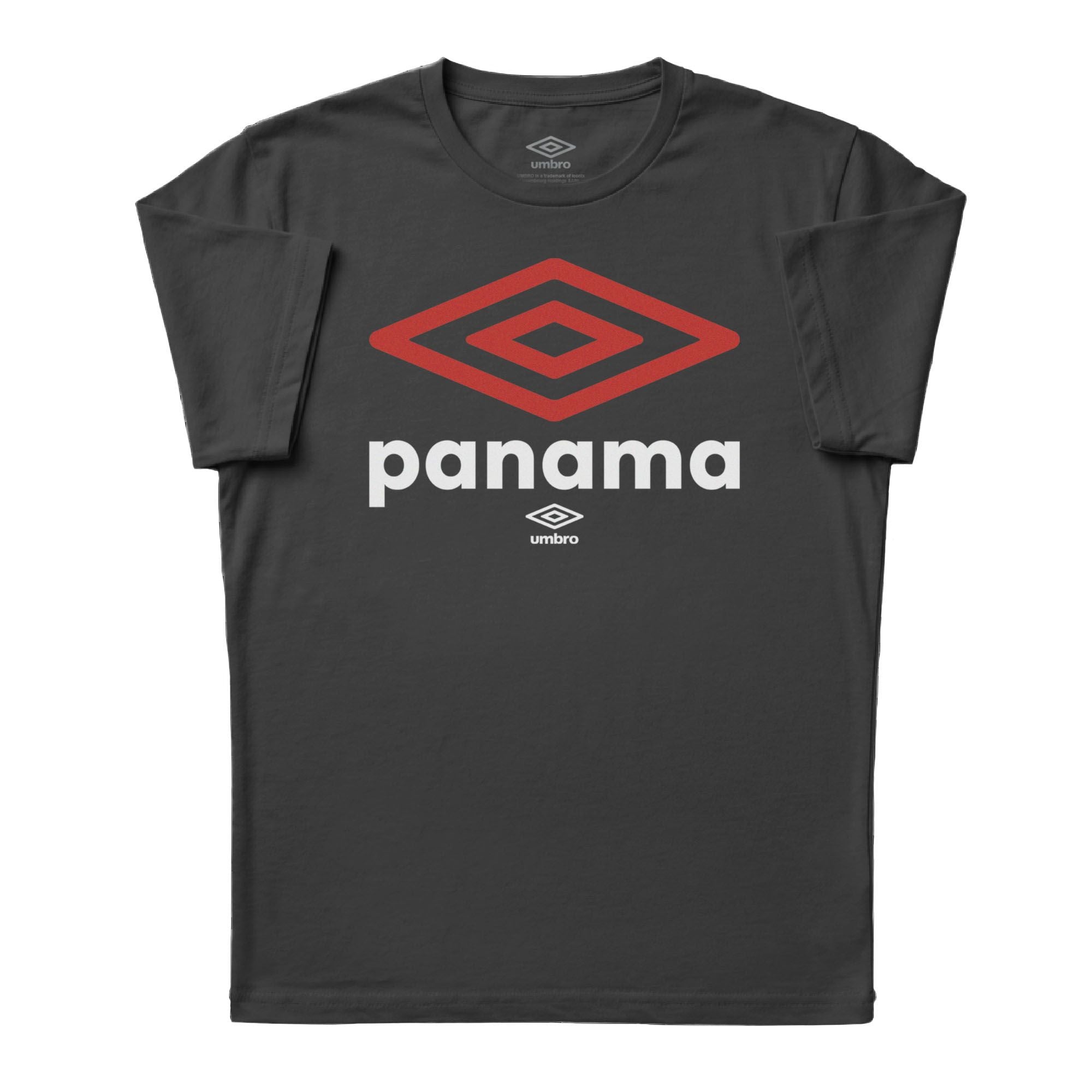 Umbro Adult Unisex Panama Diamond Logo T-Shirt Black