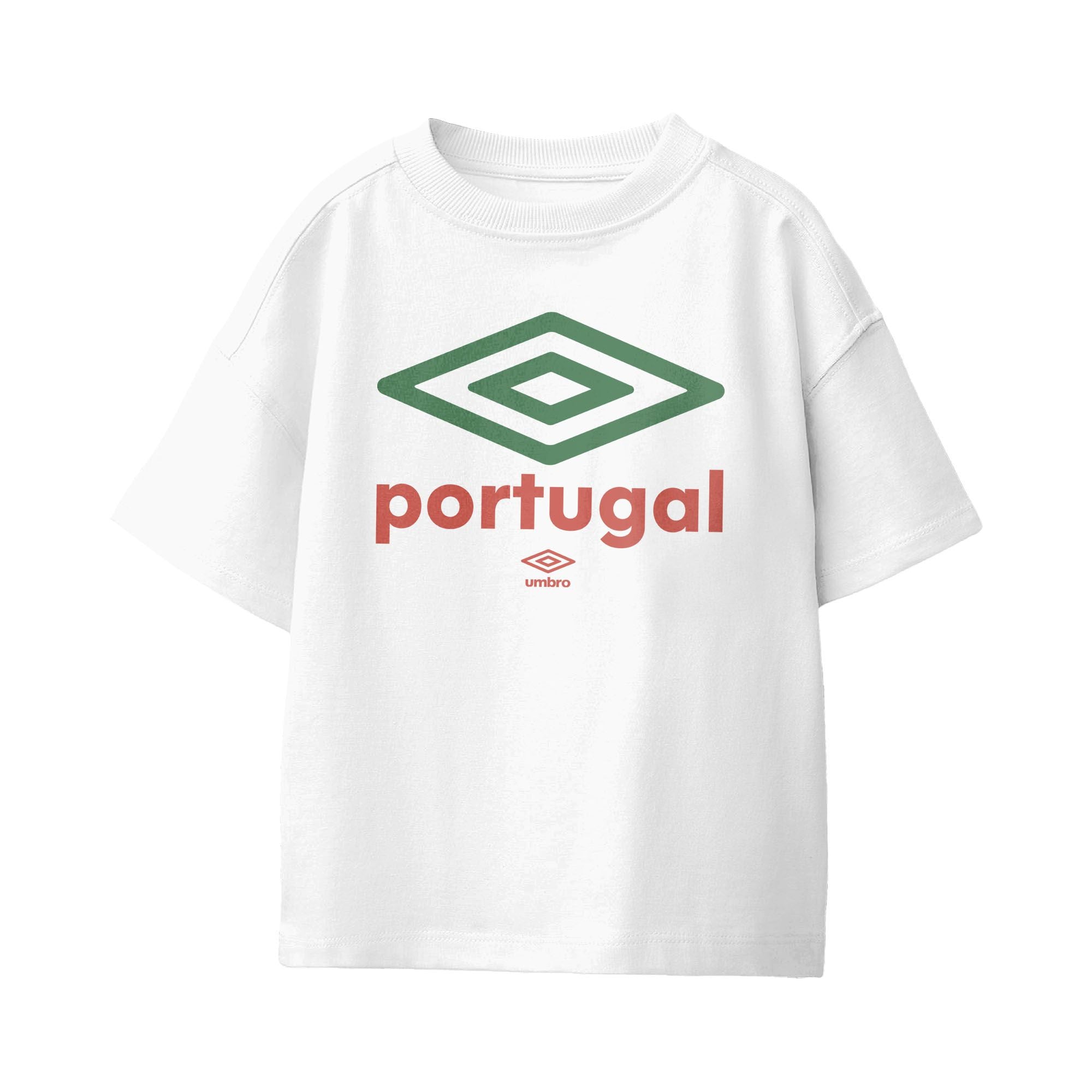 Umbro Kids Portugal Diamond Logo T-Shirt White