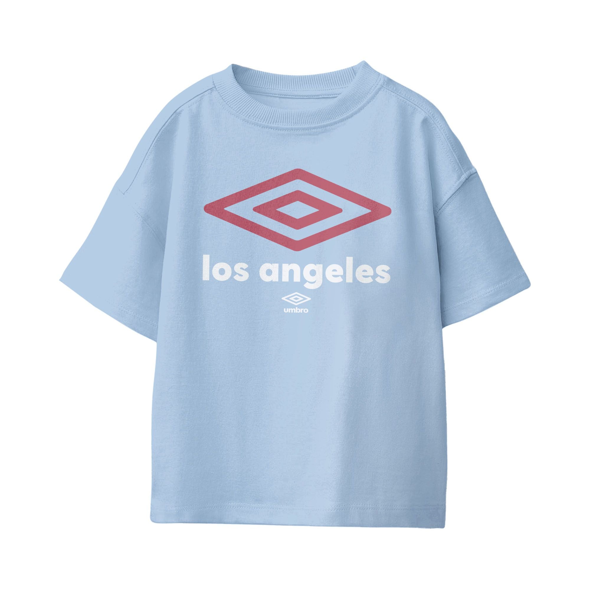 Umbro Kids Los Angeles City Diamond Logo T-Shirt Light Blue