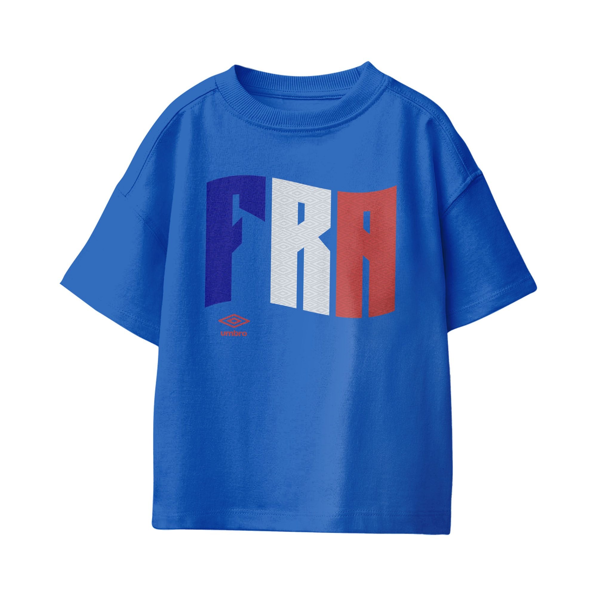 Umbro Kids France Wavy Logo T-Shirt Royal