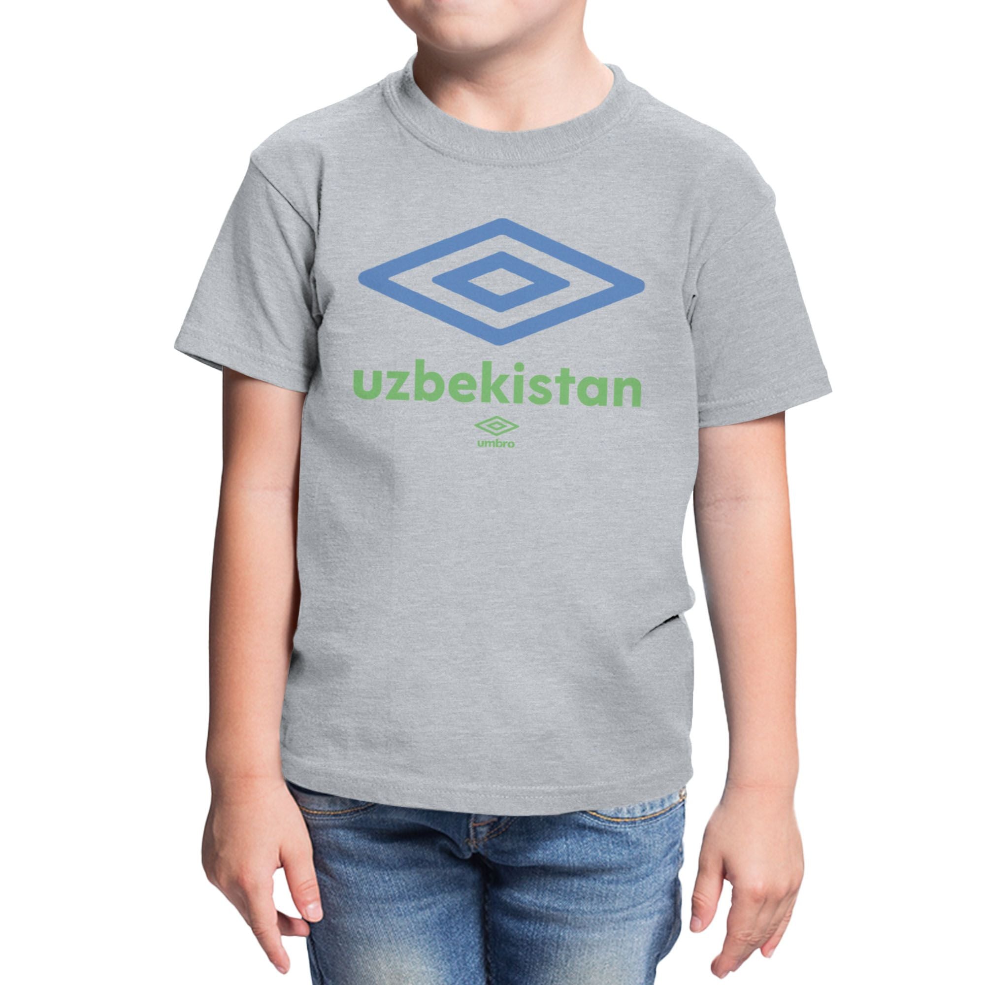 Umbro Kids Uzbekistan Diamond Logo T-Shirt
