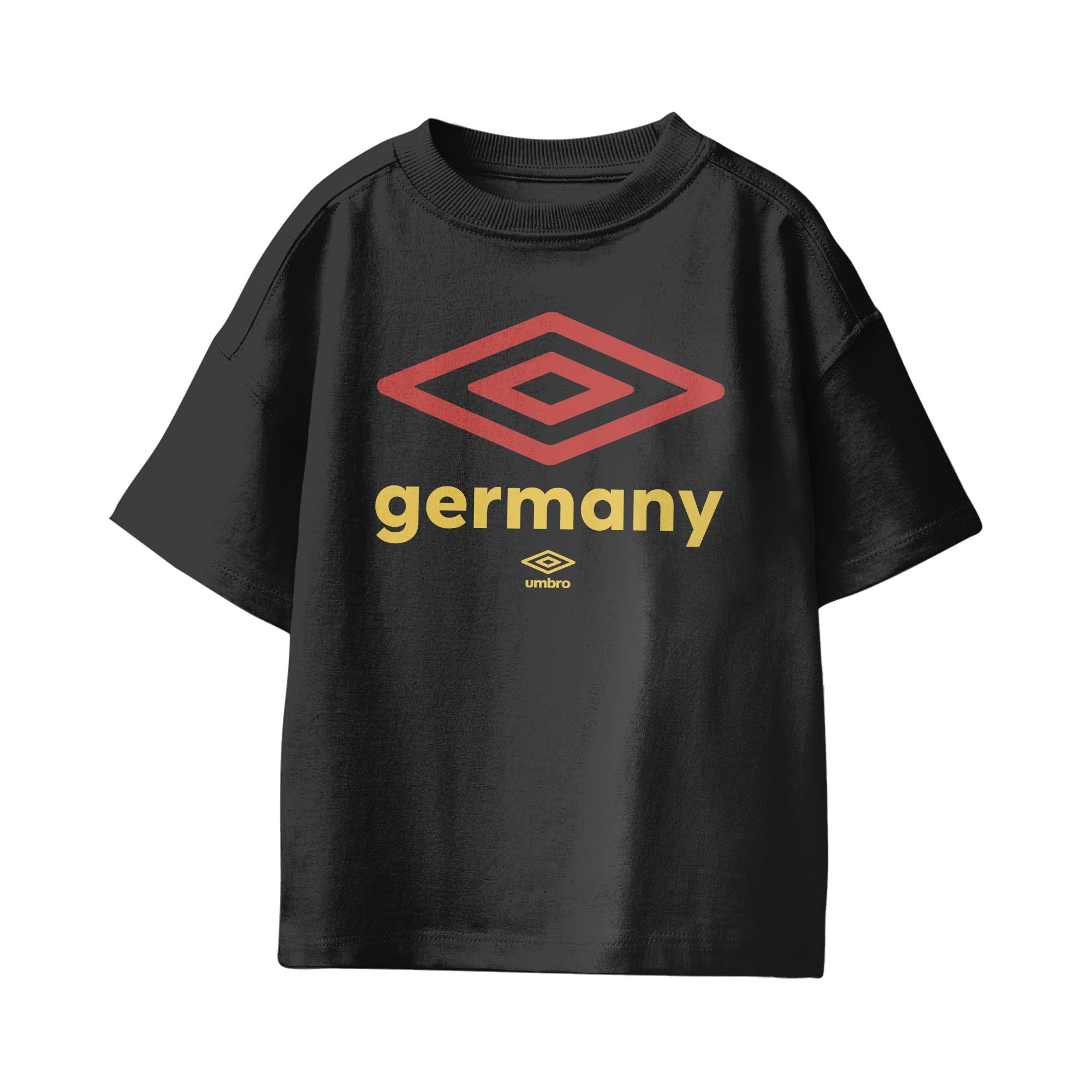 Umbro Kids Germany Diamond Logo T-Shirt Black