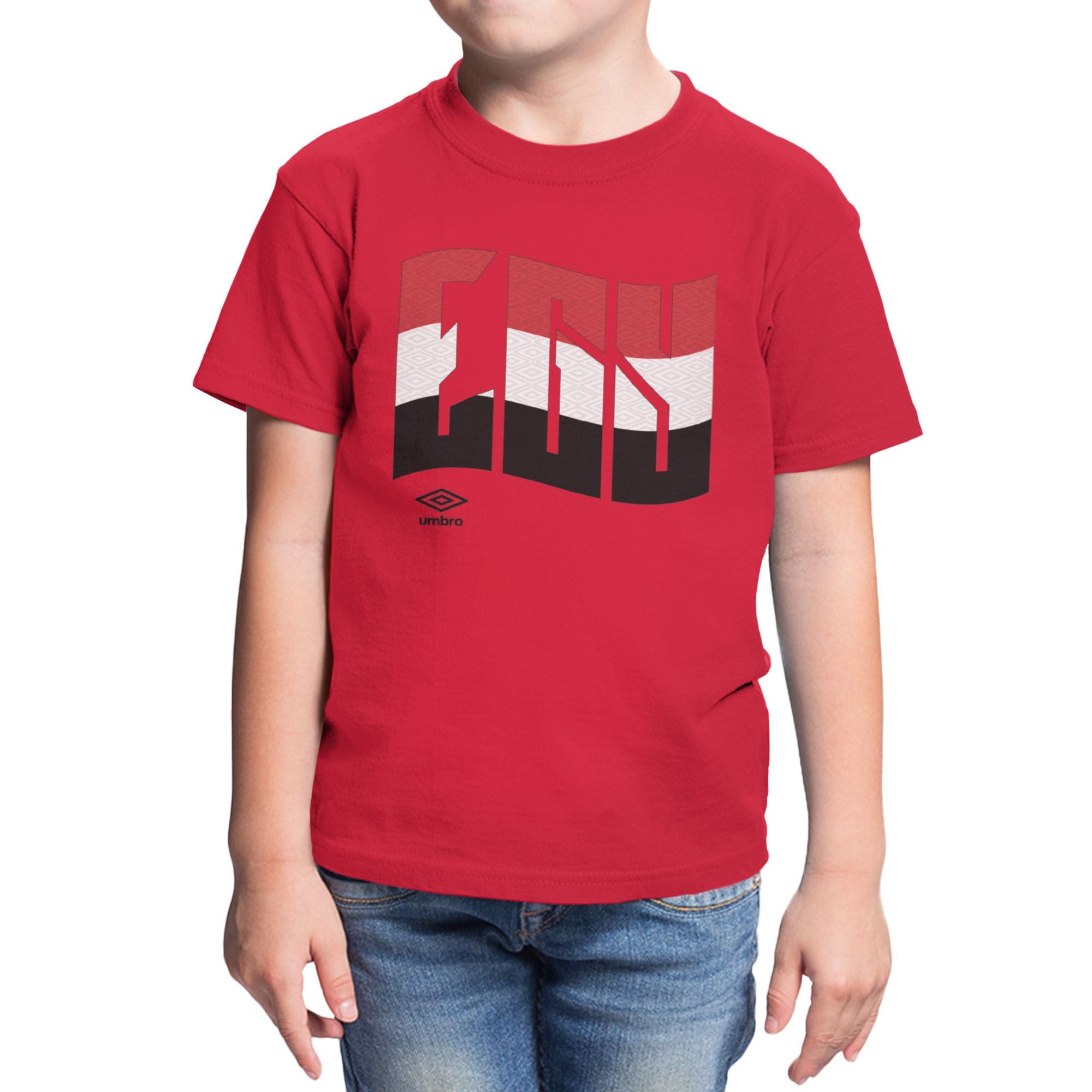 Umbro Kids Egypt Wavy Logo T-Shirt