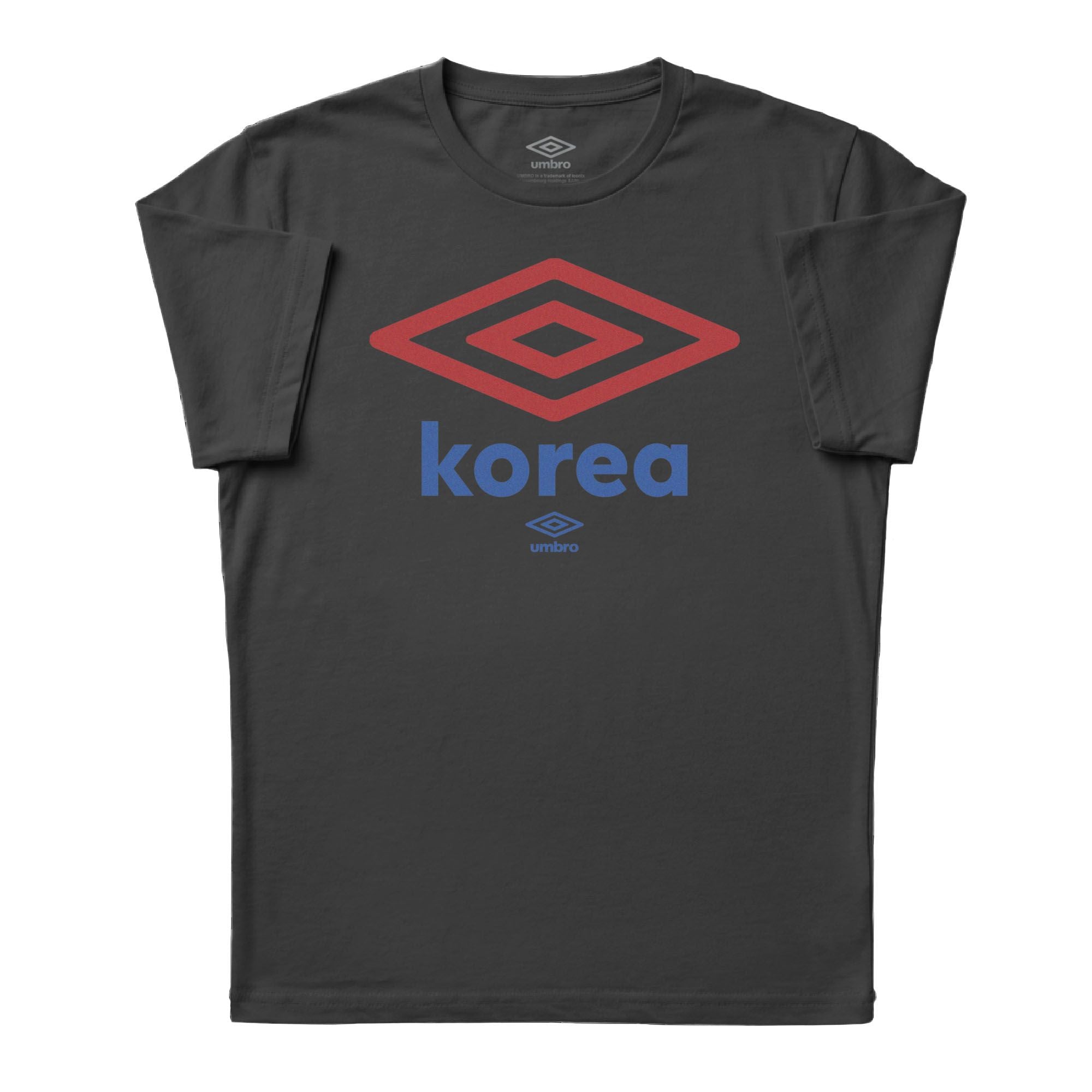 Umbro Adult Unisex Korea Republic Diamond Logo T-Shirt Black