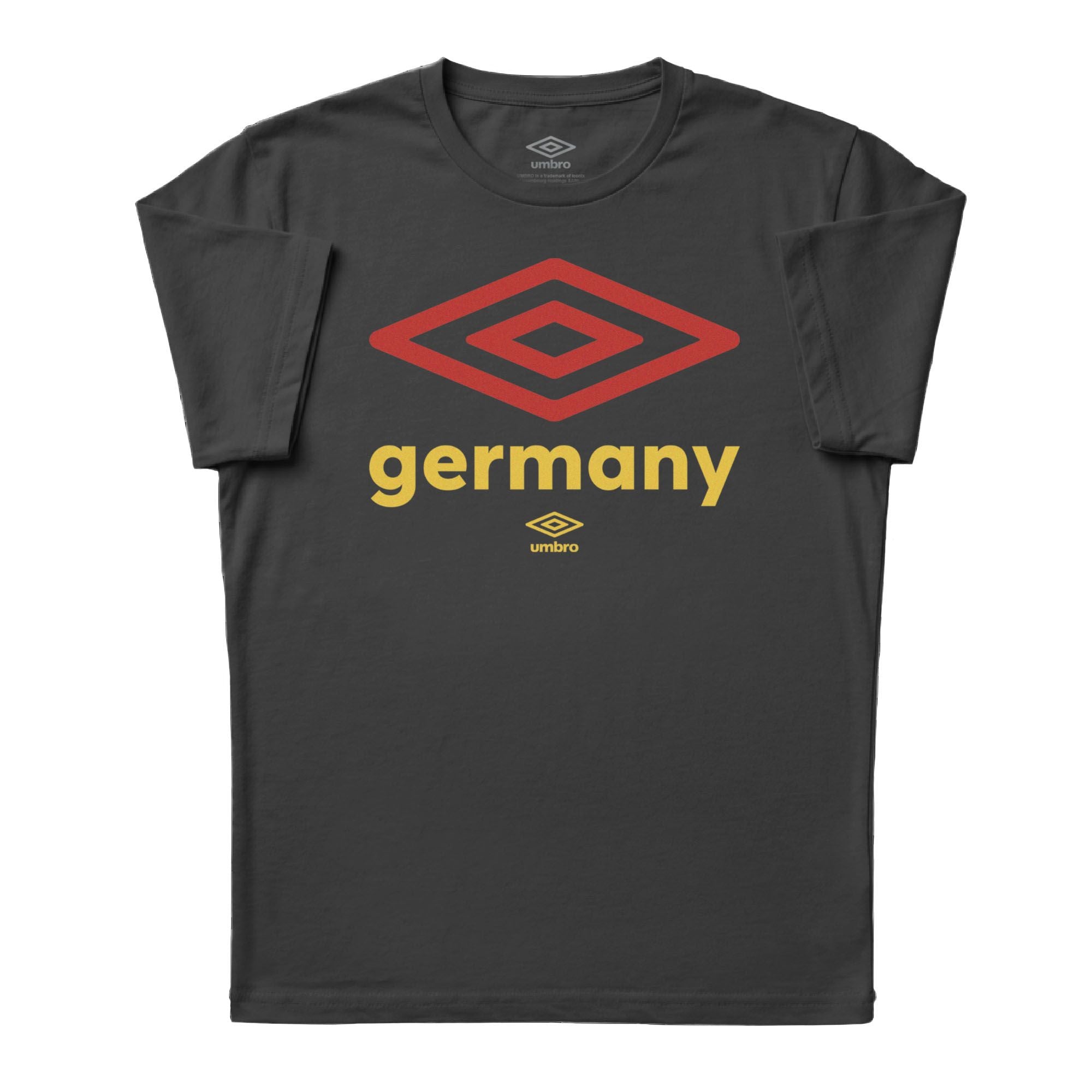 Umbro Adult Germany Diamond Logo T-Shirt Black