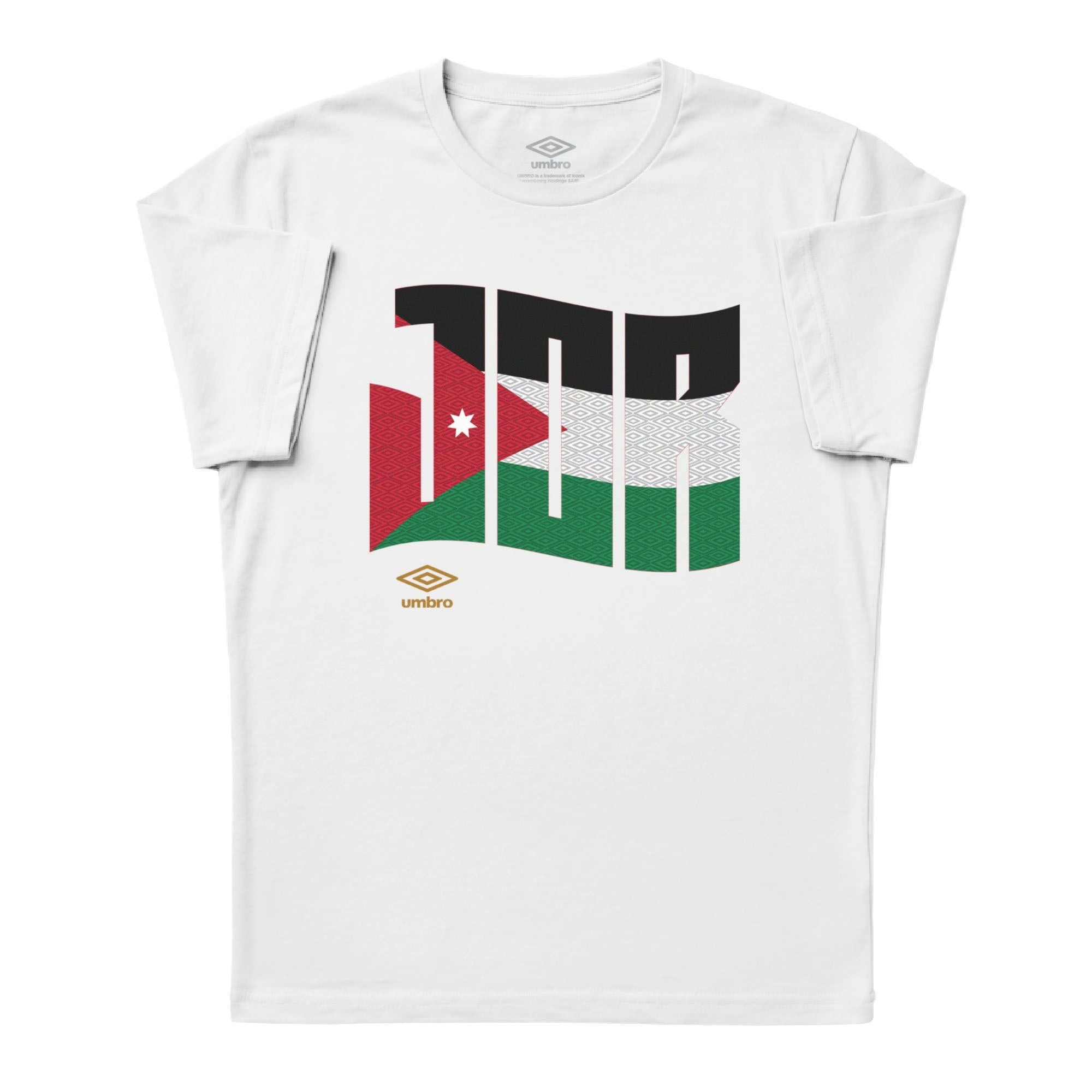 Umbro Adult Jordan Wavy Logo T-Shirt White