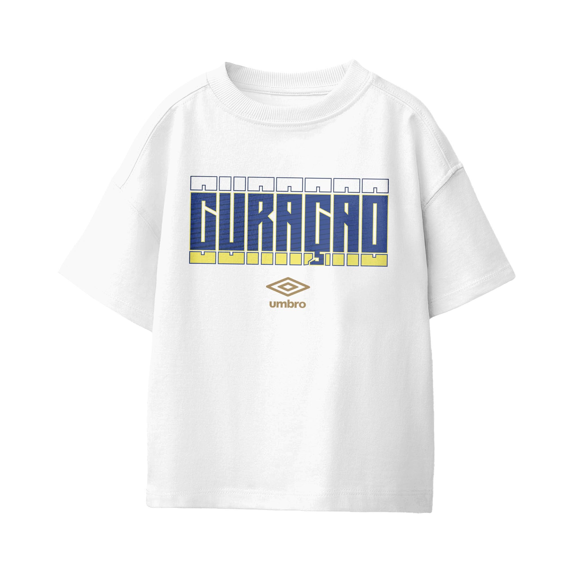 Umbro Curaçao Stacked Soccer T-Shirt White