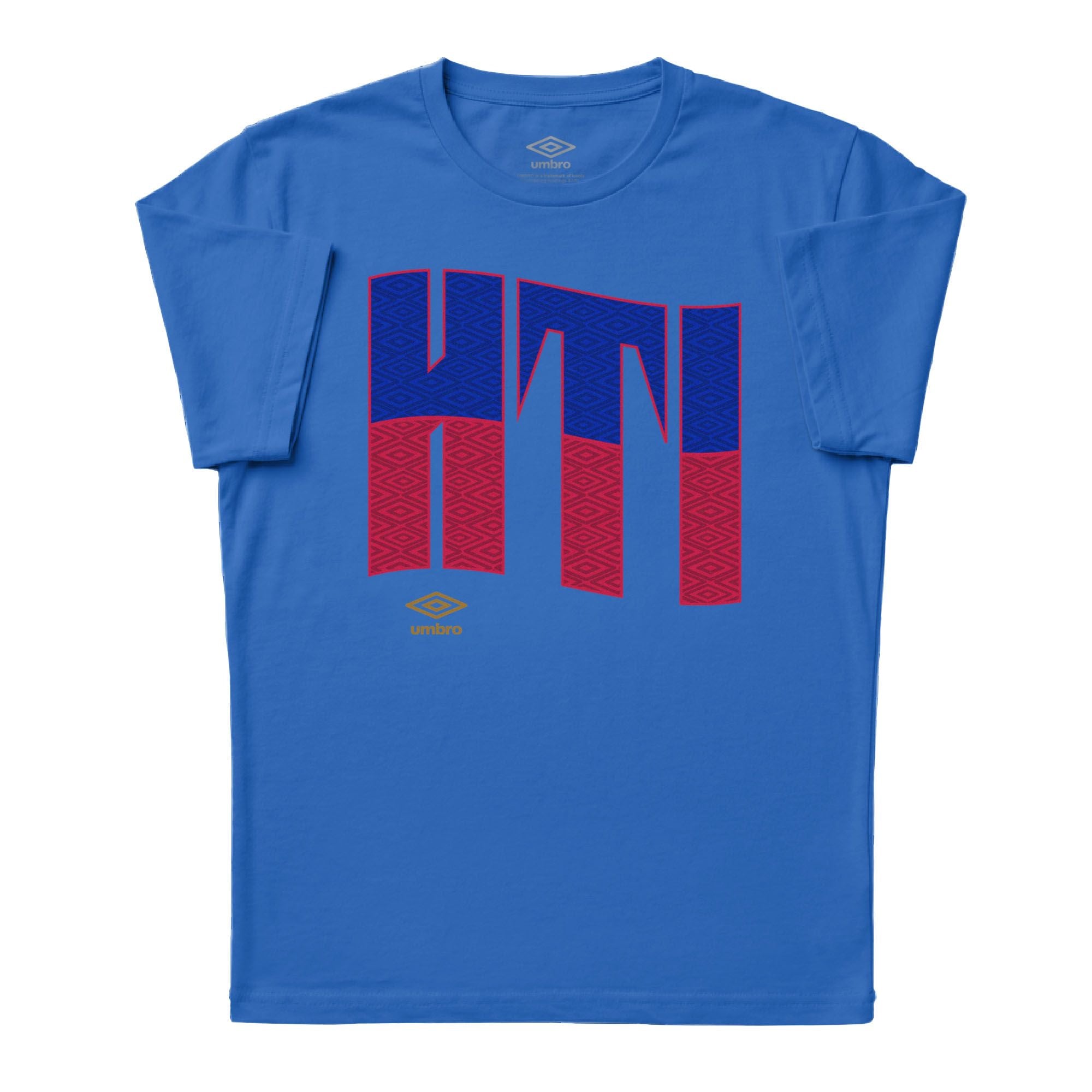 Umbro Haiti Wavy Logo T-Shirt Royal