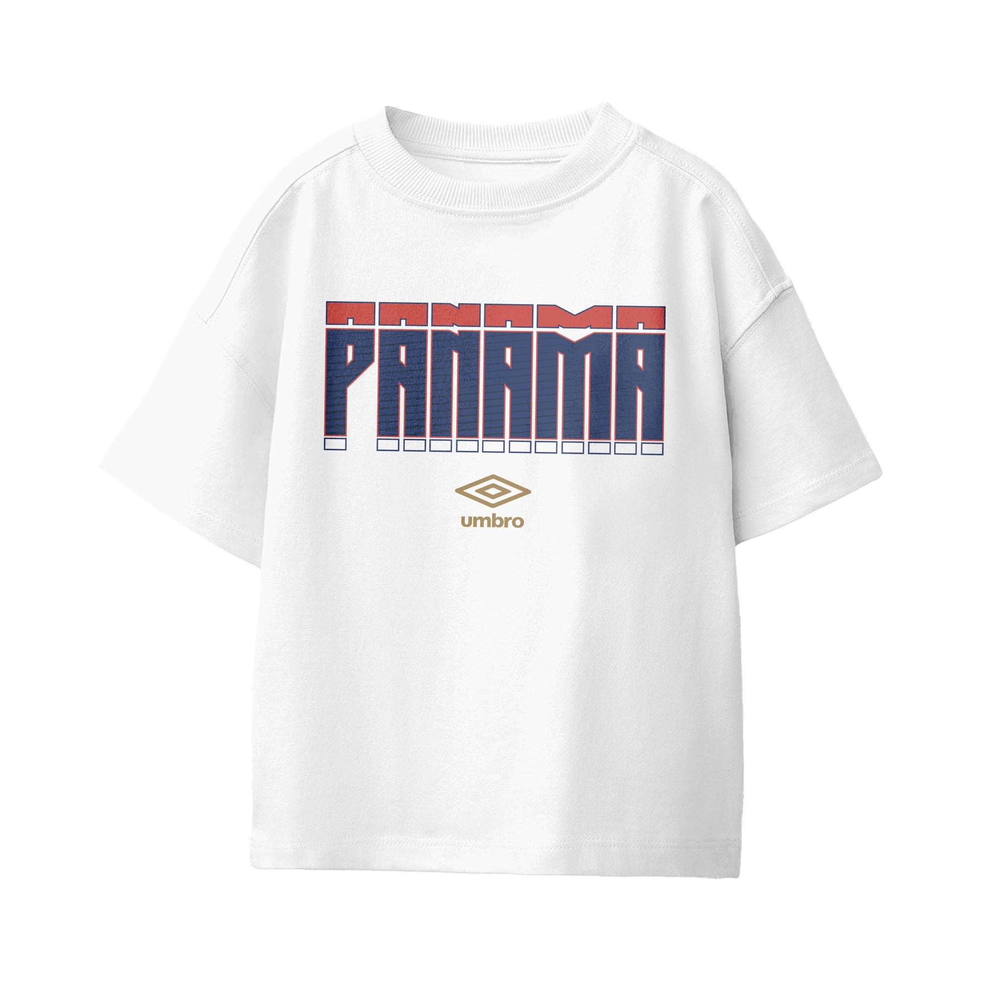 Umbro Panama Stacked Soccer T-Shirt White