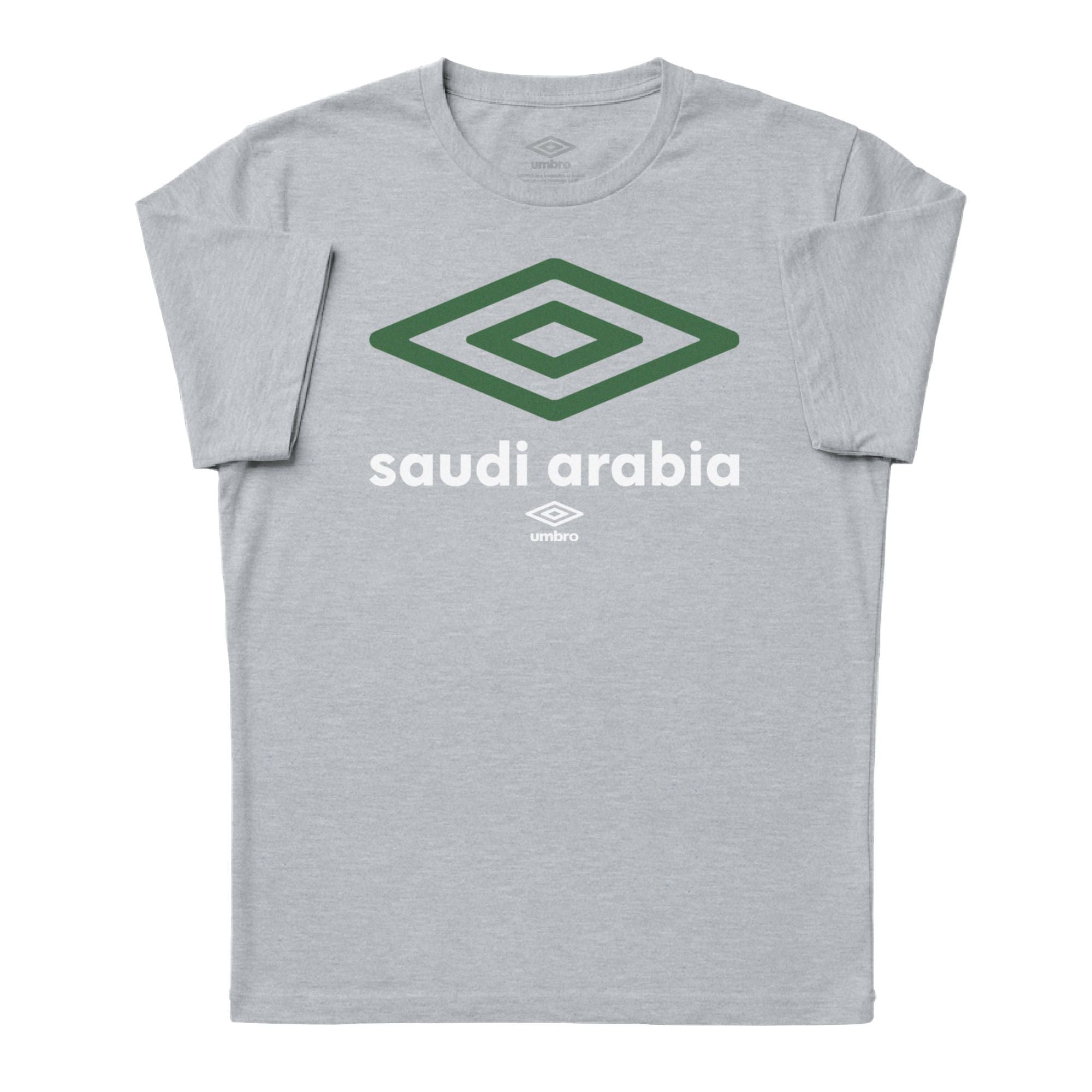 Umbro Saudi Arabia Diamond Logo T-Shirt Sport Grey