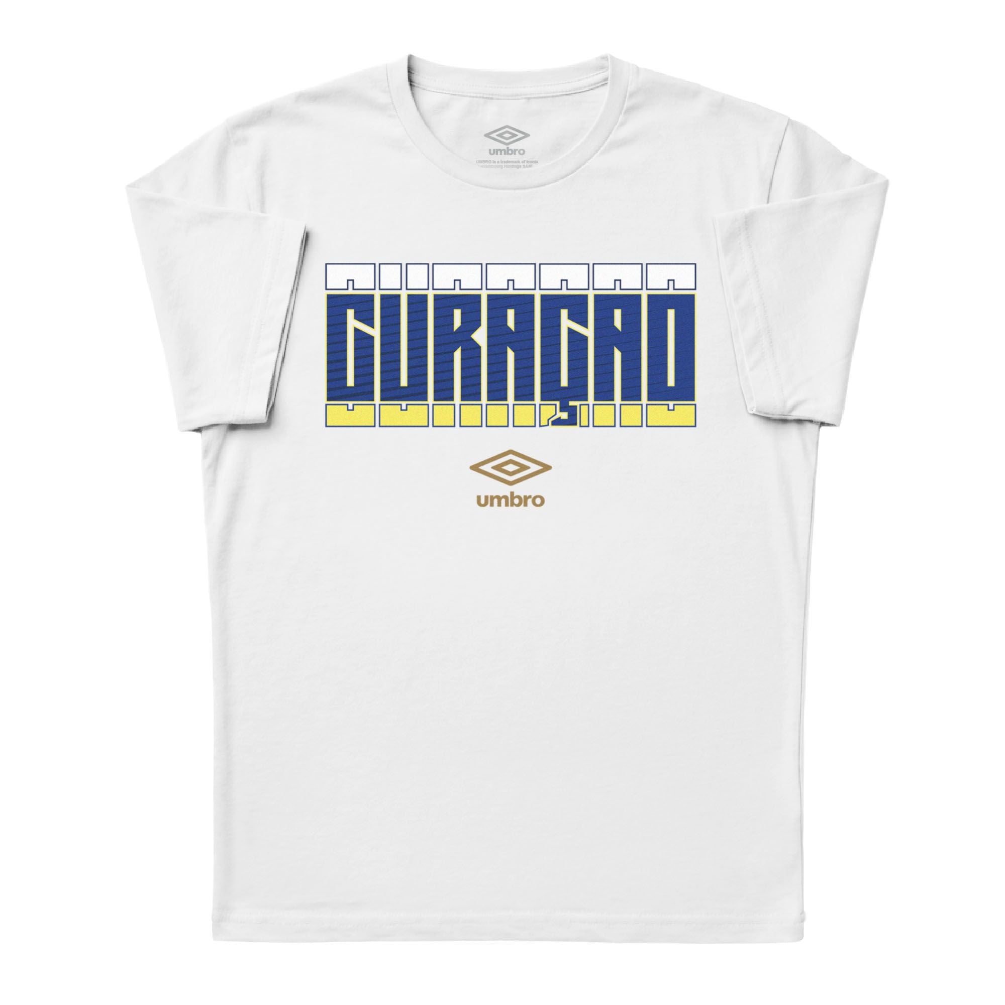 Curacao Stacked White Soccer T-Shirt