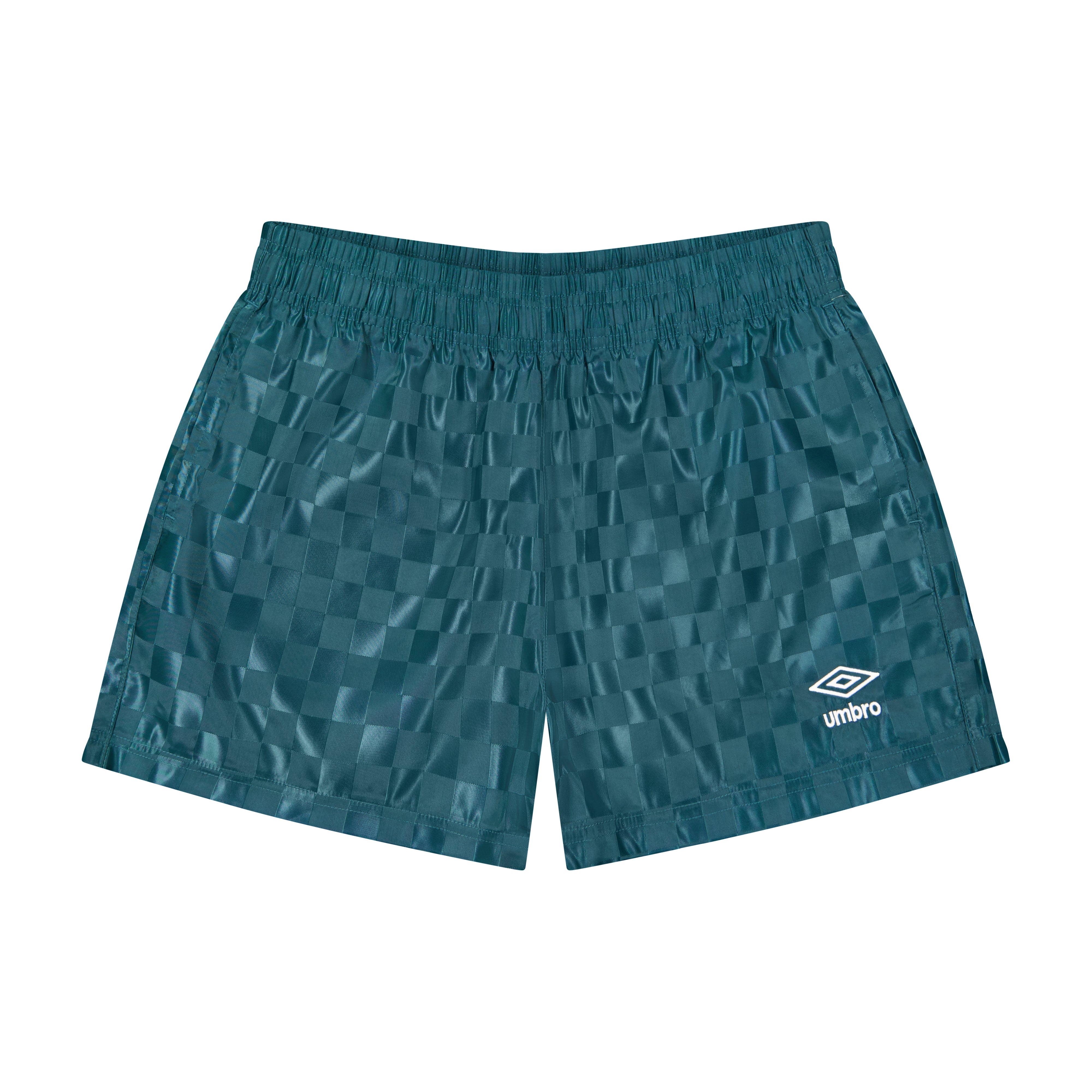 Umbro Junior's Teal Checkered Shorts - Shop women's shorts by Umbro.