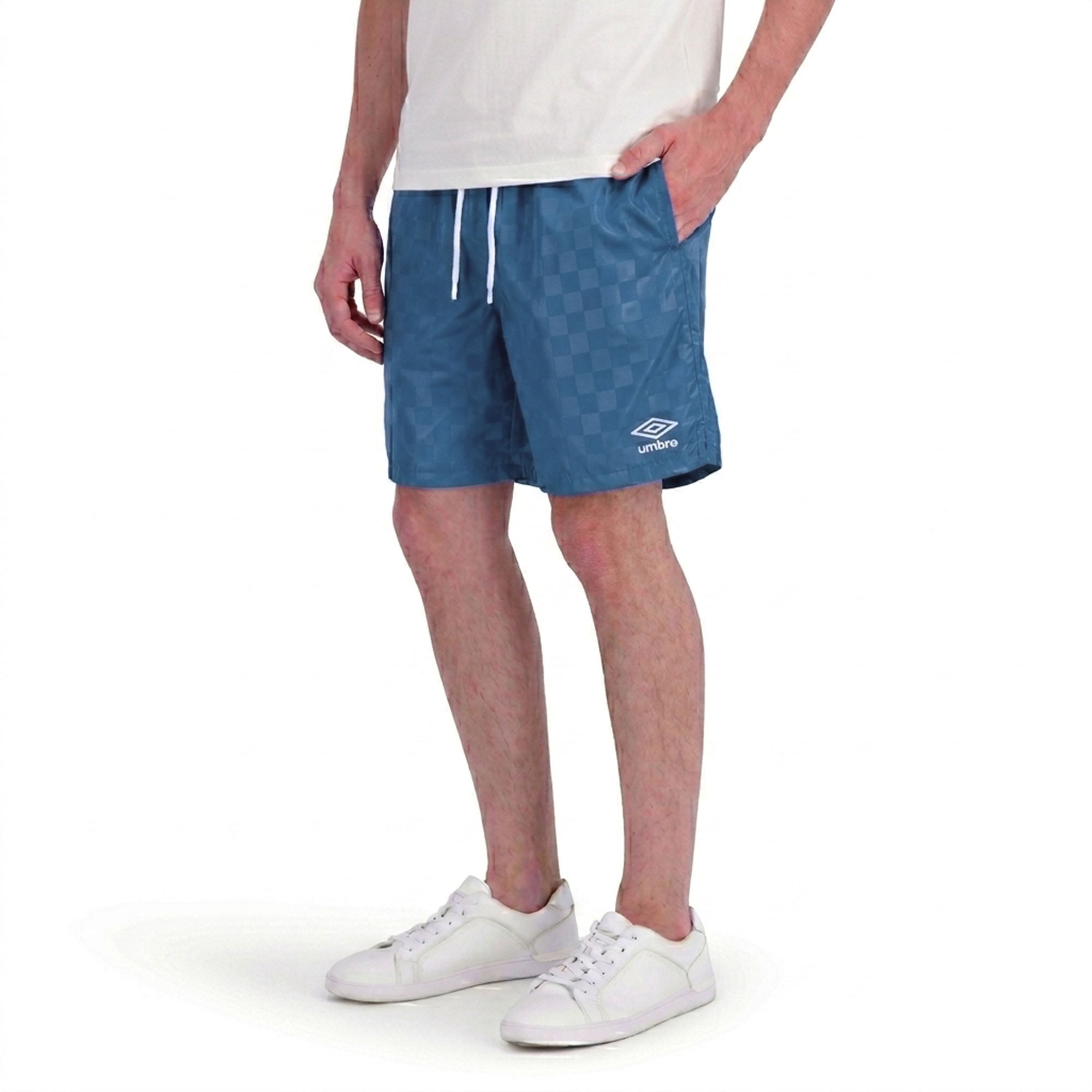 Umbro Men's Checkered Nylon 7" Short